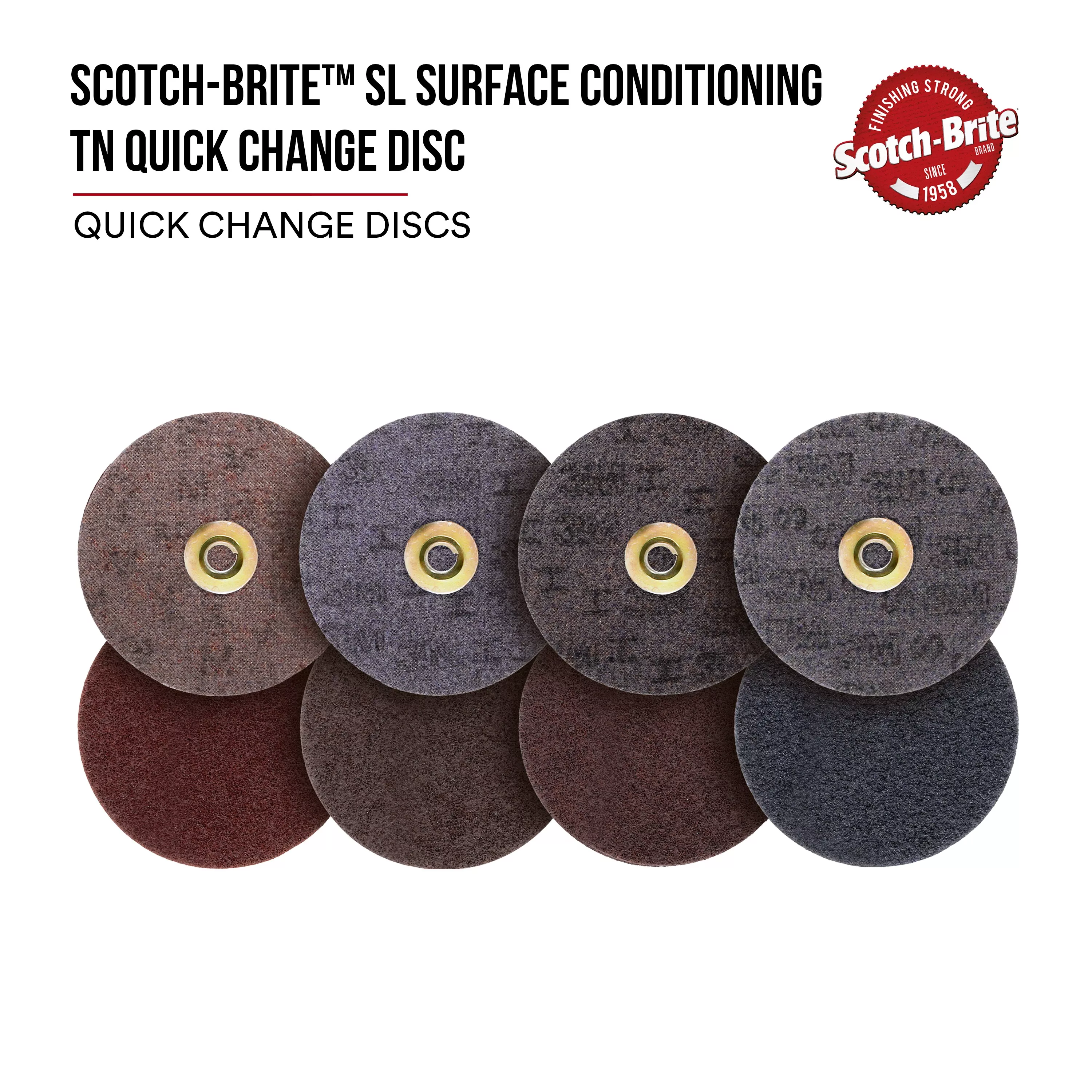 SKU 7010299345 | Scotch-Brite™ SL Surface Conditioning TN Quick Change Disc