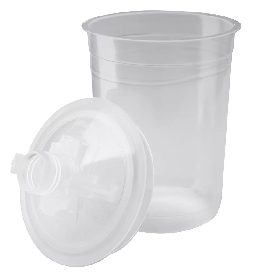 3M™ PPS™ Lid & Liner Kit, 16114, Mini (6 fl oz), 200 Micron Full Diameter Filter, 50 Lids & Liners per kit, 1 kit per case