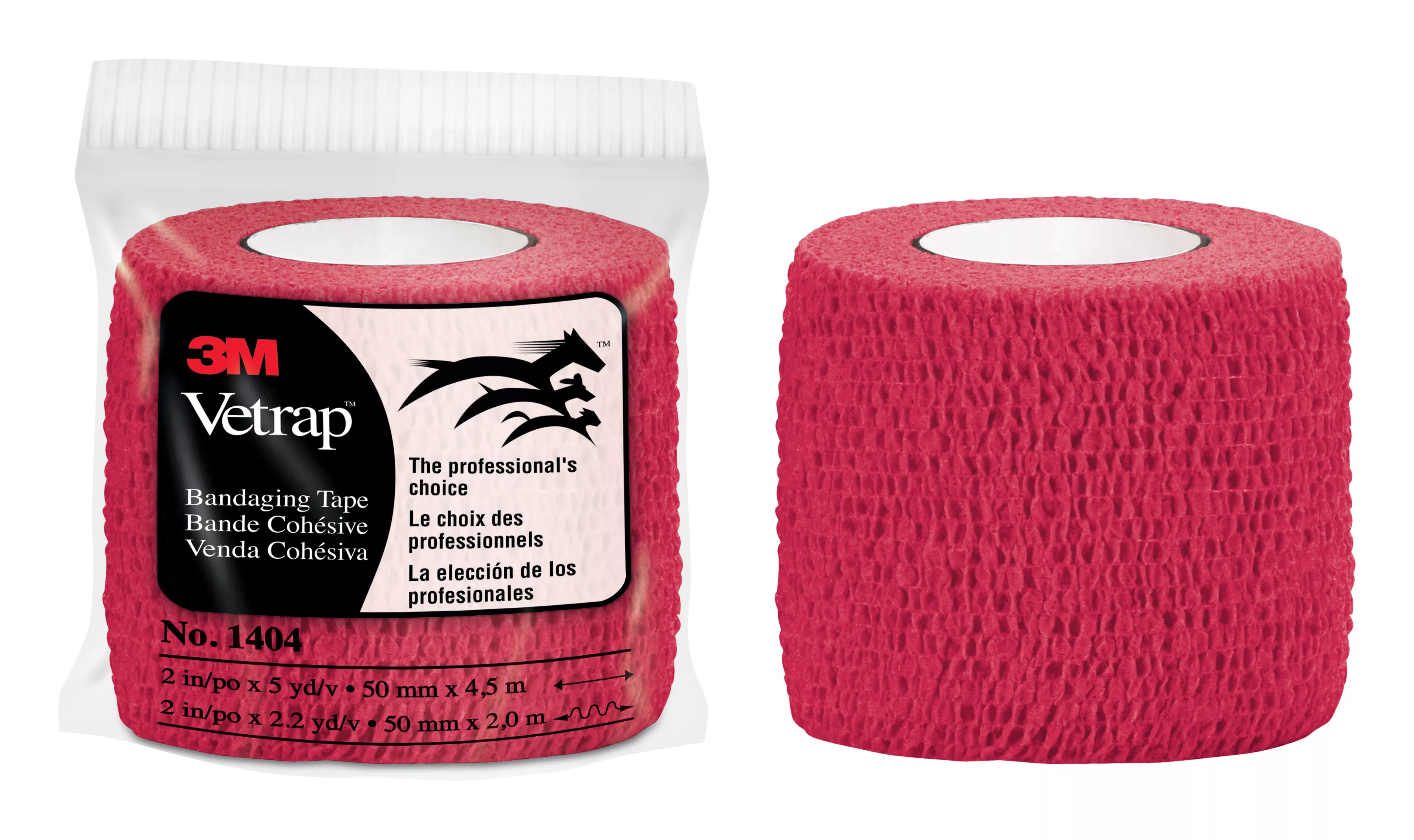 SKU 7100295445 | 3M™ Vetrap™ Bandaging Tape 1404R-36