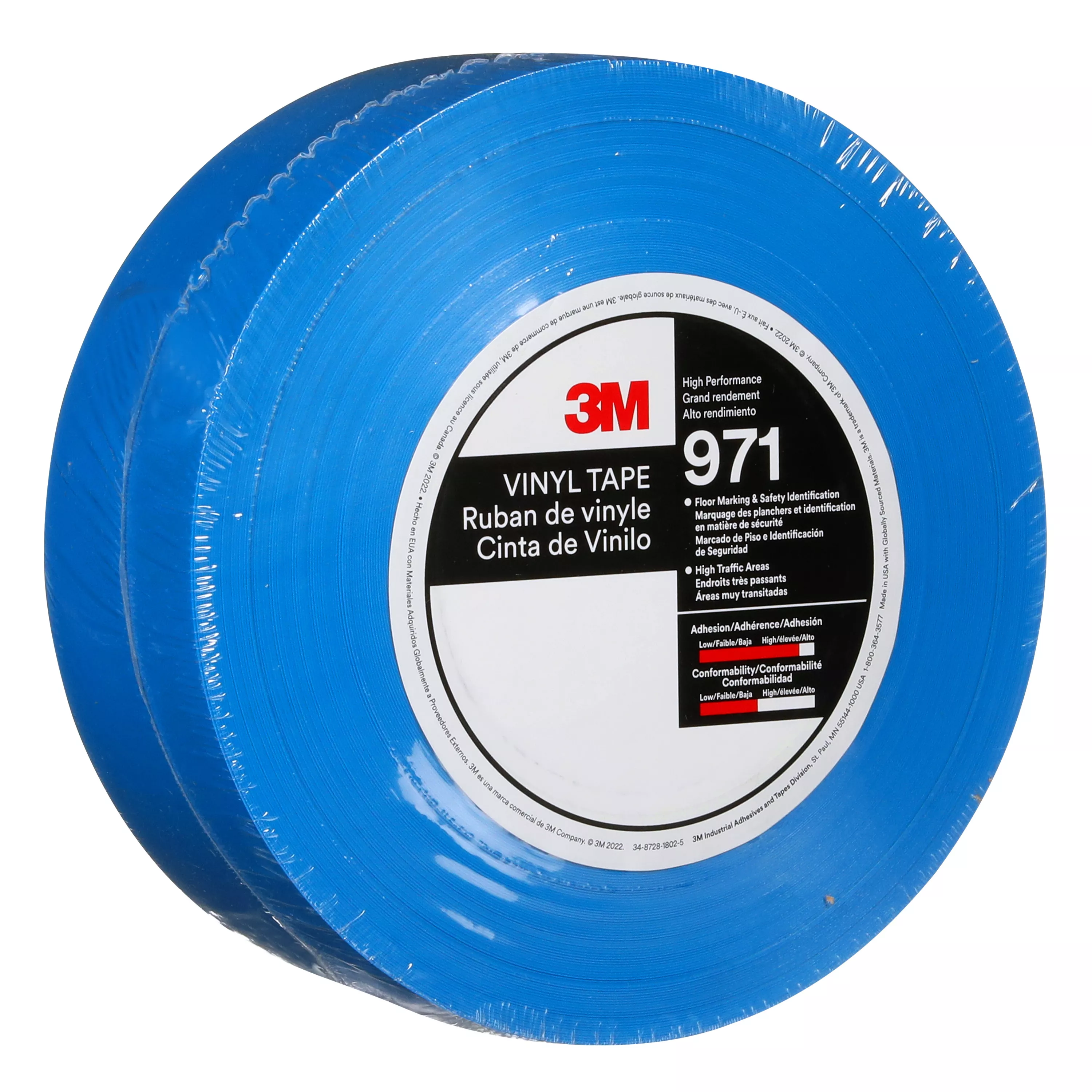 SKU 7100253141 | 3M™ Durable Floor Marking Tape 971