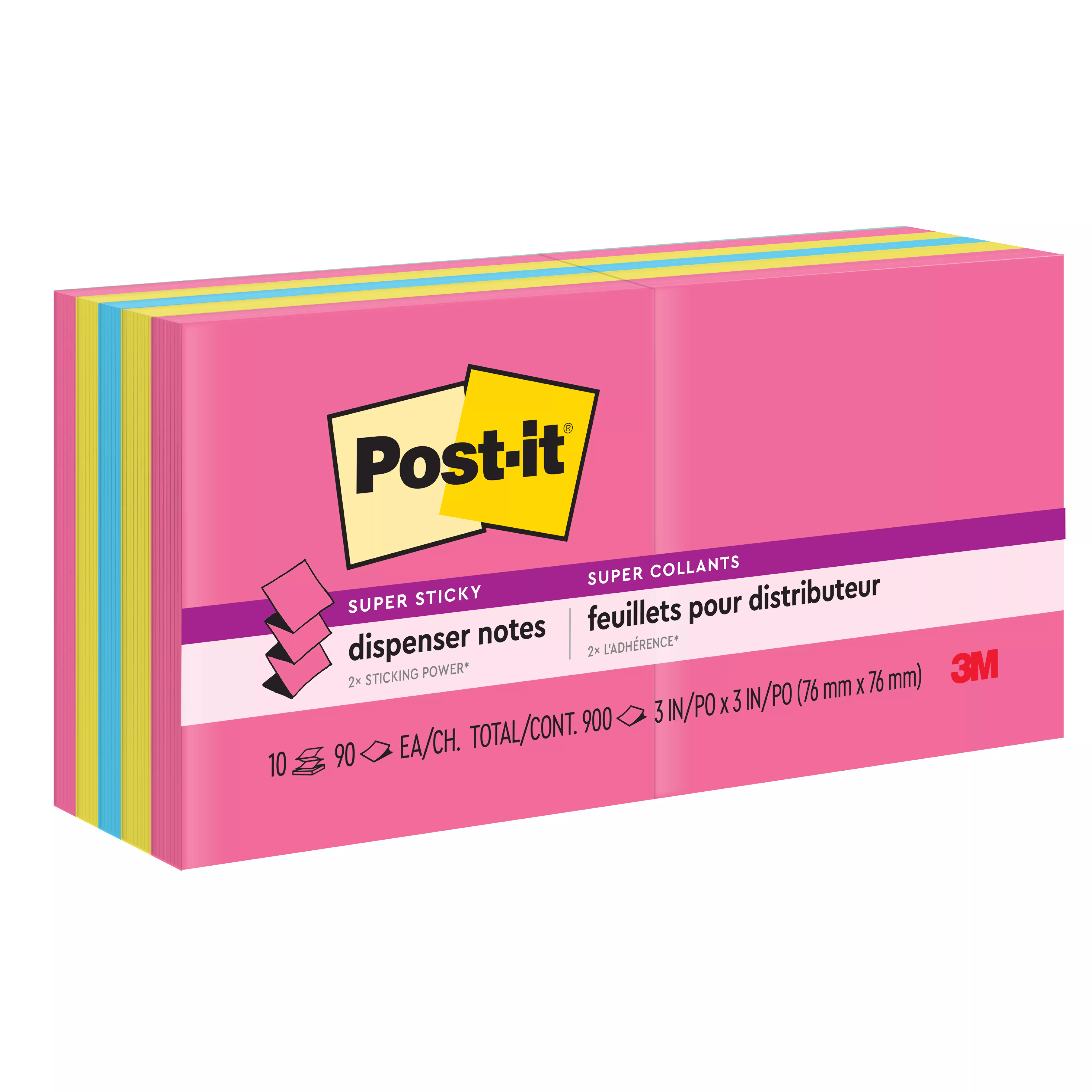 SKU 7100264919 | Post-it® Super Sticky Pop-up Notes R330-10SSPGO