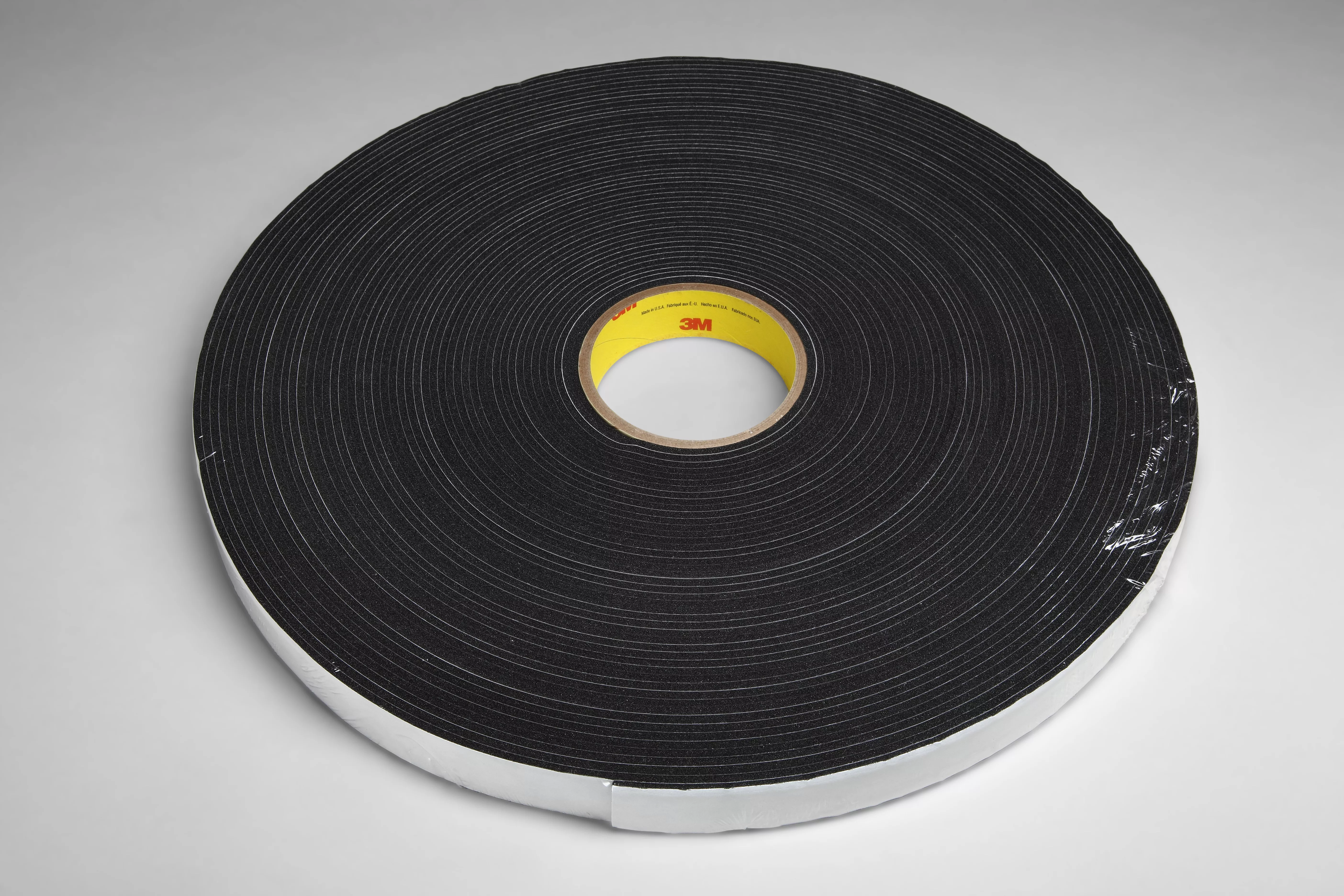 3M™ Vinyl Foam Tape 4718, Black, 2 in x 36 yd, 125 mil, 6 Roll/Case