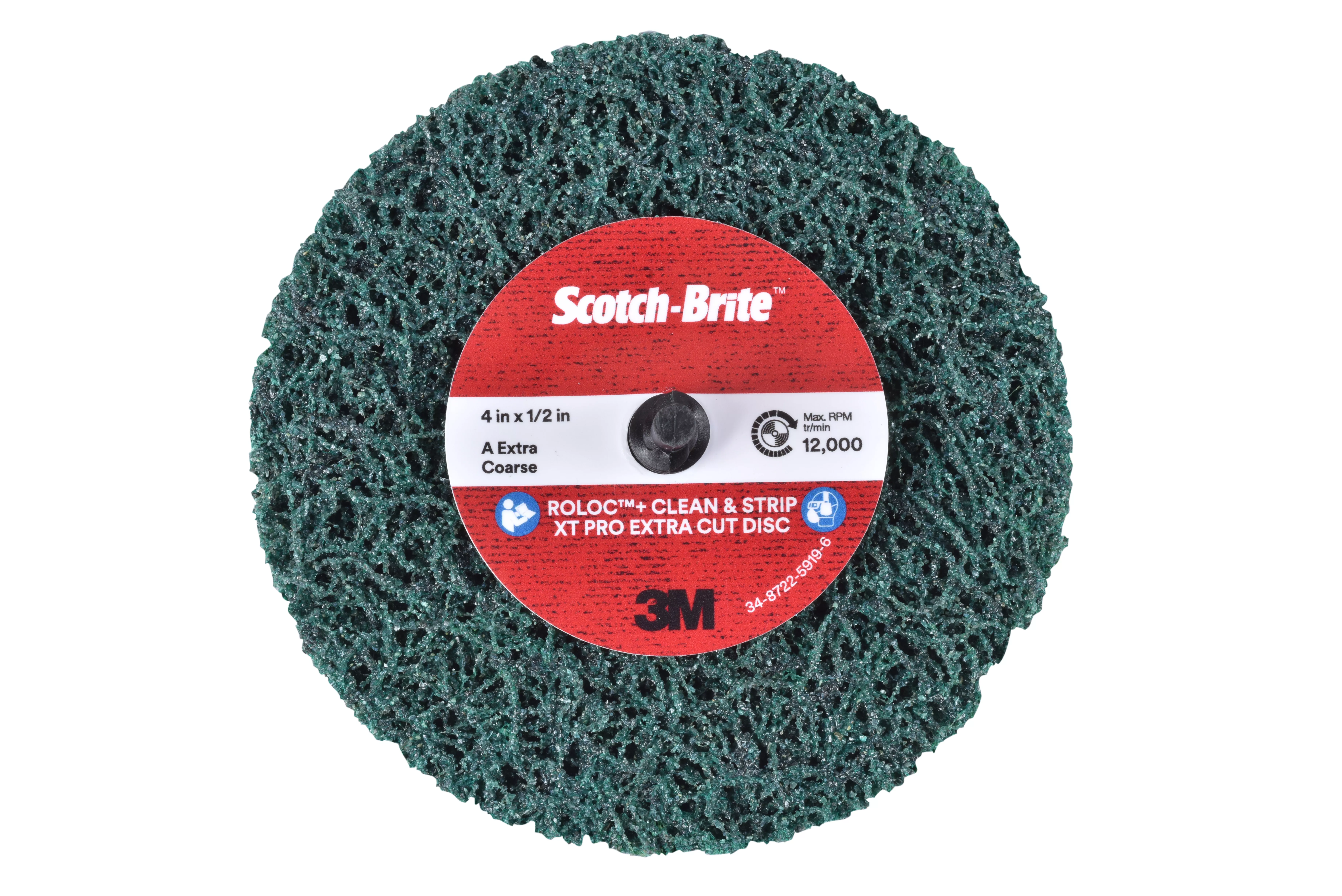 SKU 7100173797 | Scotch-Brite™ Roloc™+ Clean and Strip XT Pro Extra Cut Disc