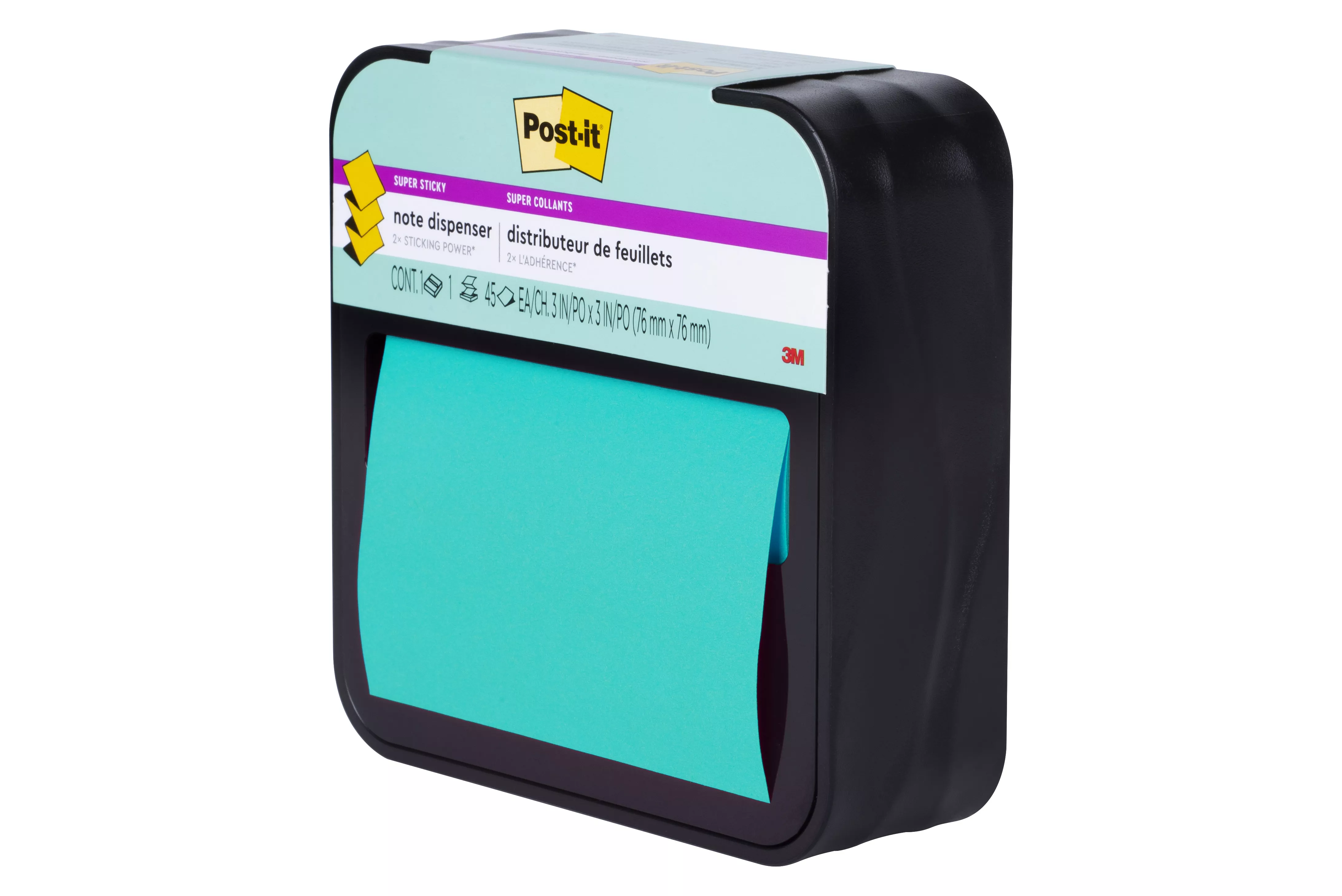 SKU 7100282778 | Post-it® Note Dispenser WAVE-330-BK