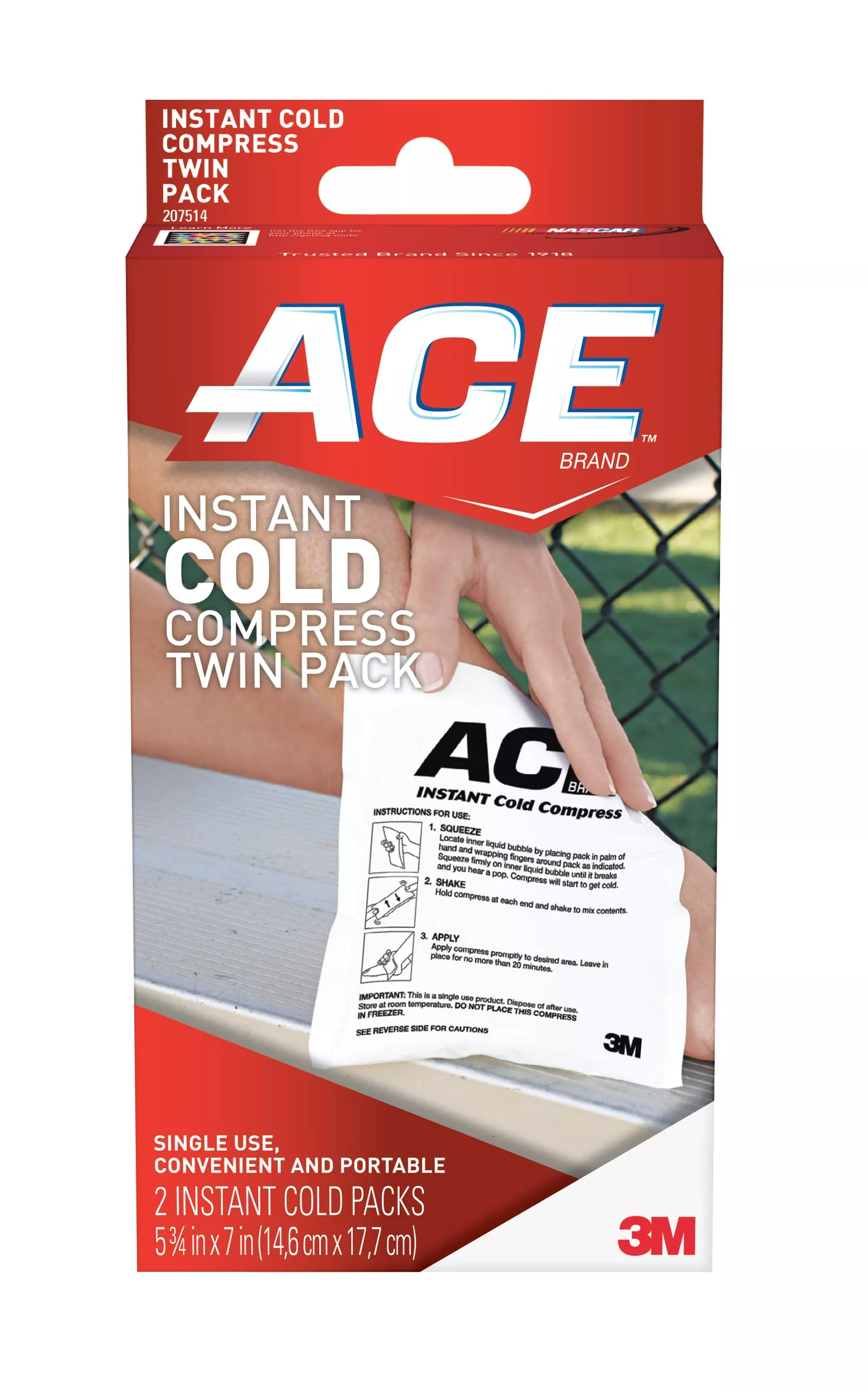 SKU 7010372367 | ACE™ Instant Cold Compress Twin Pack 207514