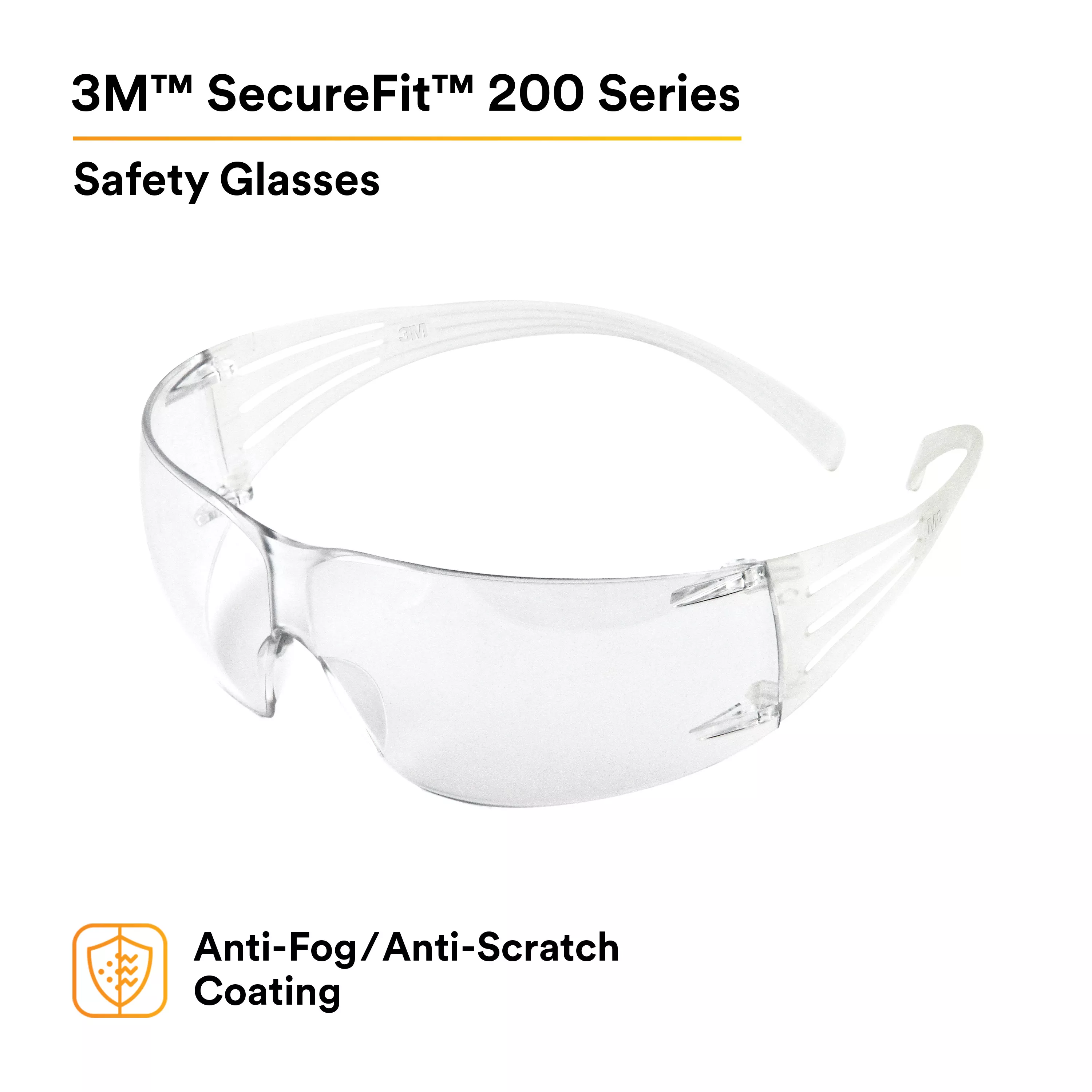 Product Number SF201AFP | 3M™ SecureFit™ Protective Eyewear SF201AFP