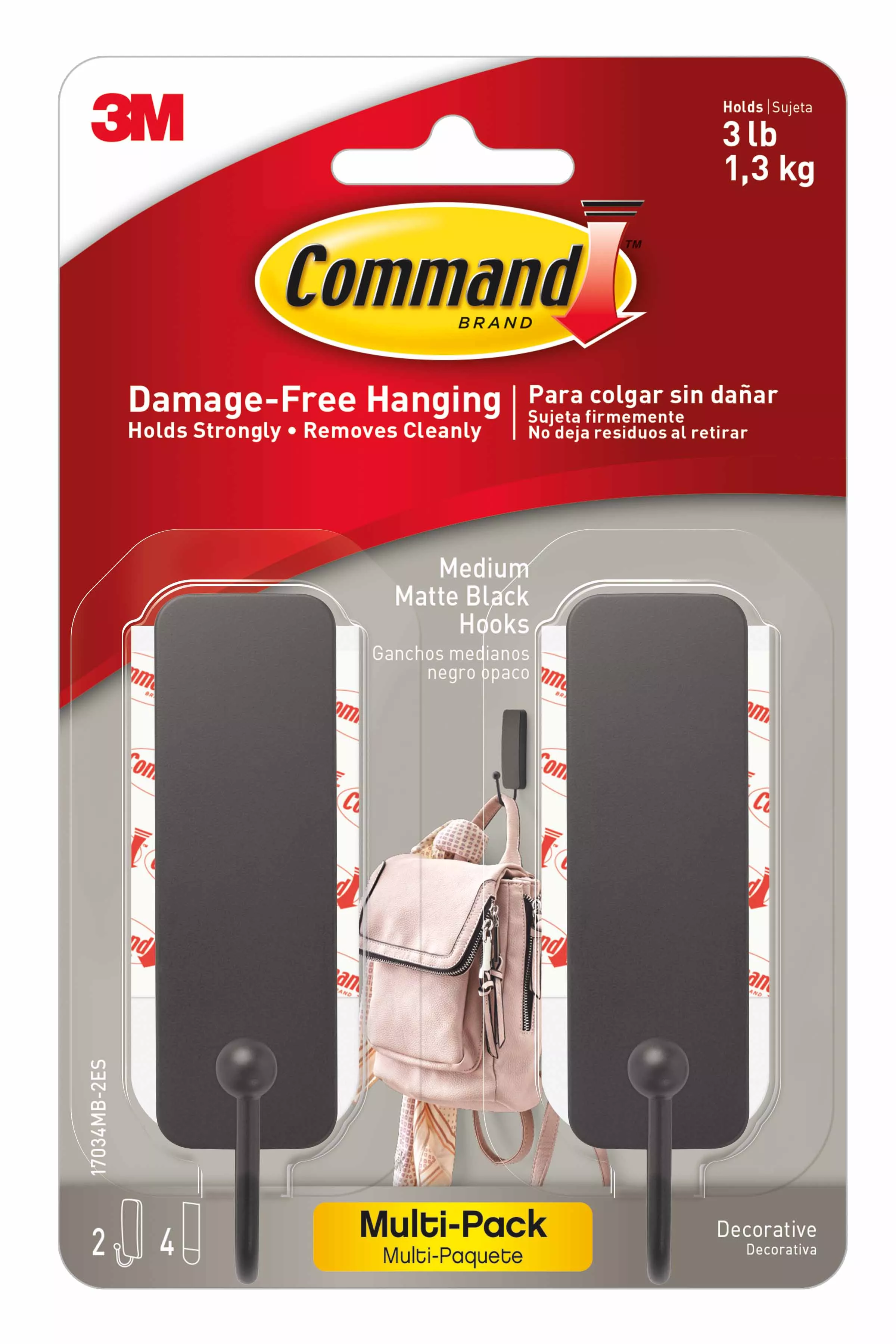 UPC 00638060267899 | Command™ Medium Matte Black Hooks 17034MB-2ES