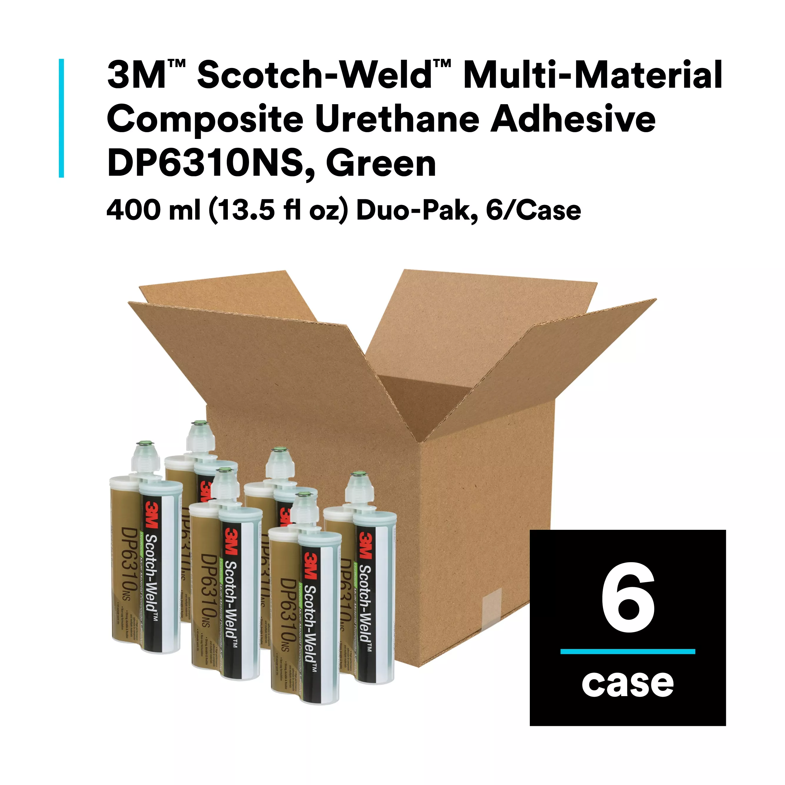 SKU 7100109830 | 3M™ Scotch-Weld™ Multi-Material Composite Urethane Adhesive DP6310NS