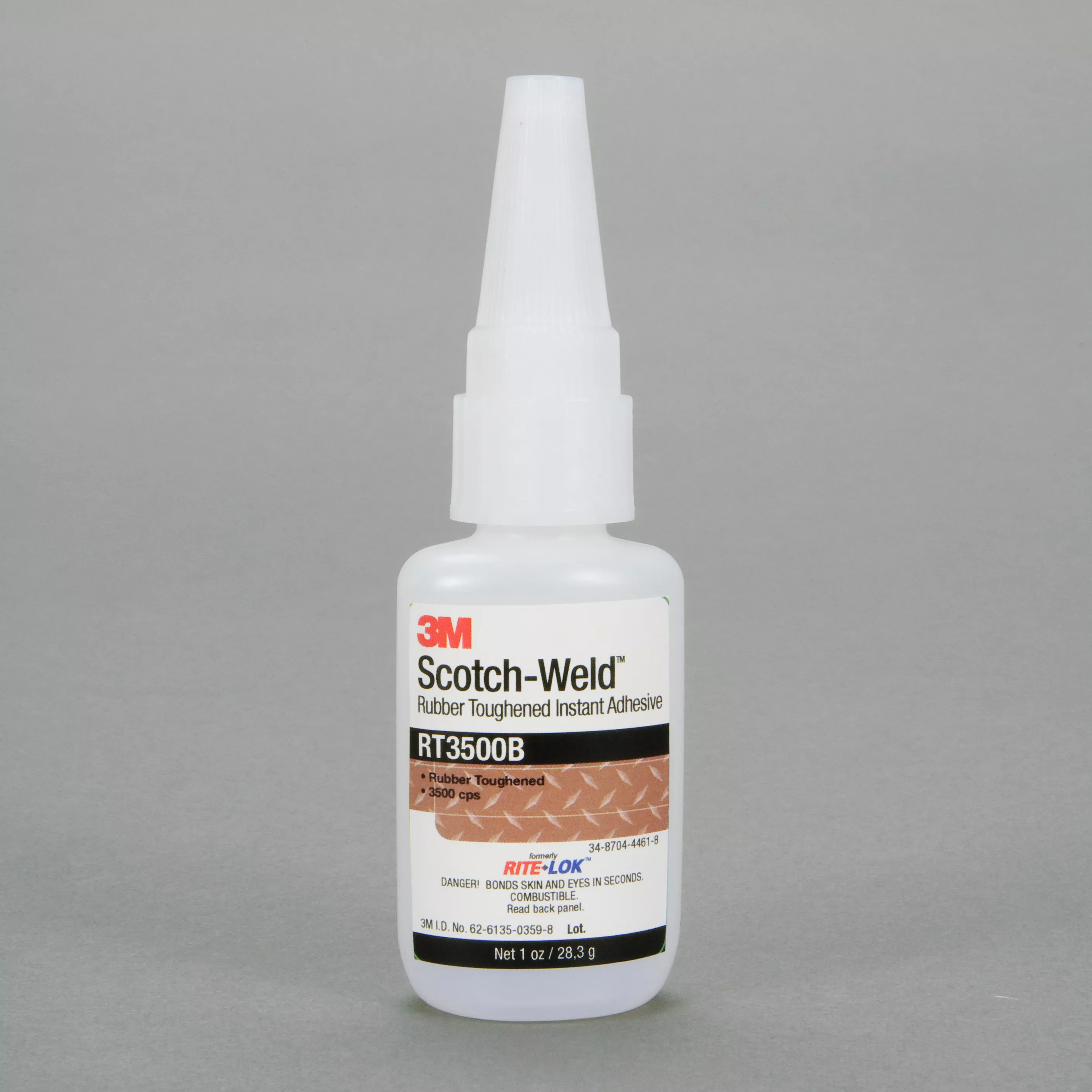 3M™ Scotch-Weld™ Rubber Toughened Instant Adhesive RT5000B, Black, 20
Gram, 10 Bottles/Case