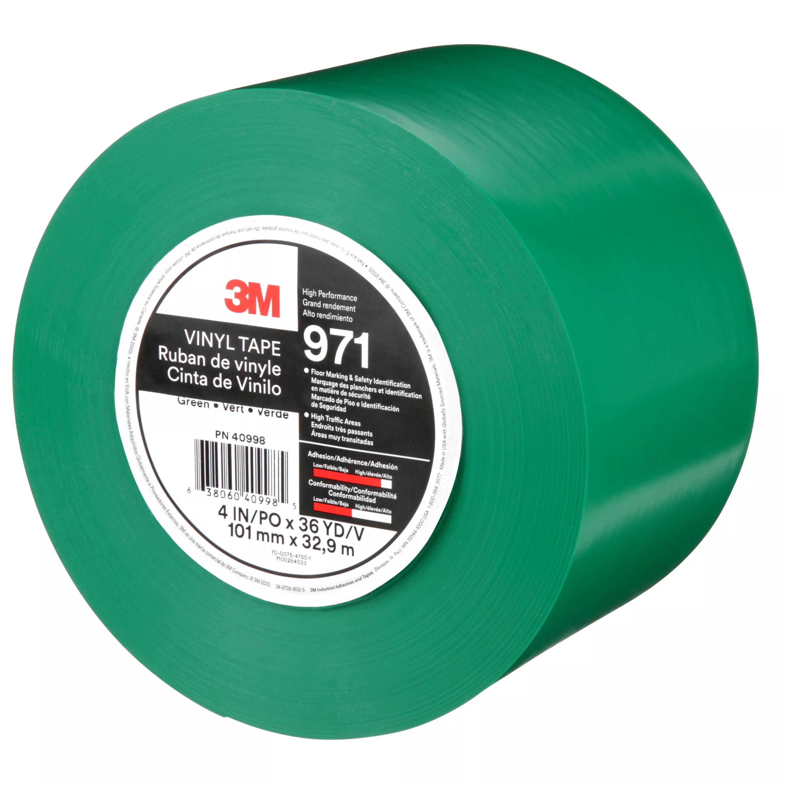SKU 7100254033 | 3M™ Durable Floor Marking Tape 971