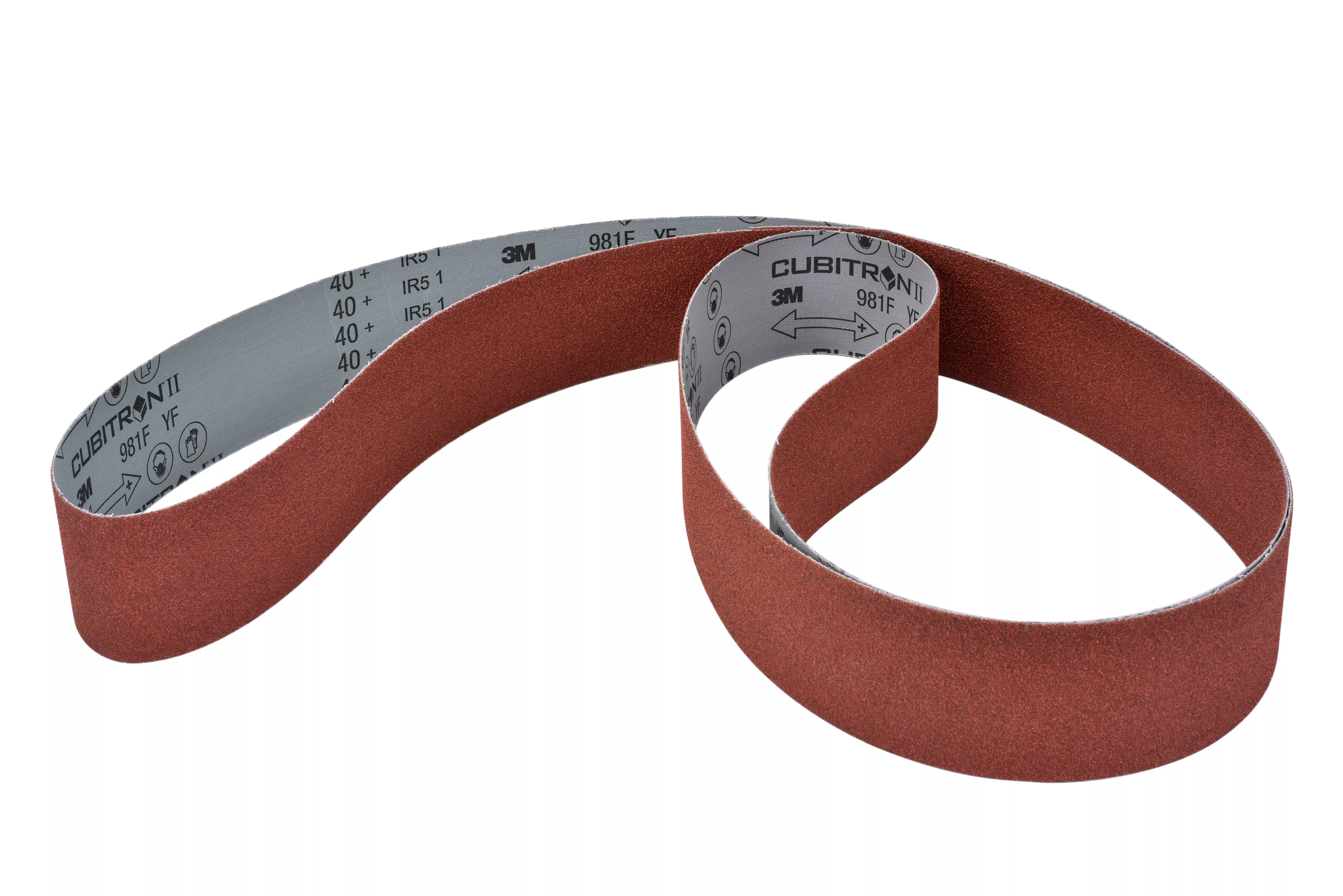 SKU 7100165679 | 3M™ Cubitron™ II Cloth Belt 981F