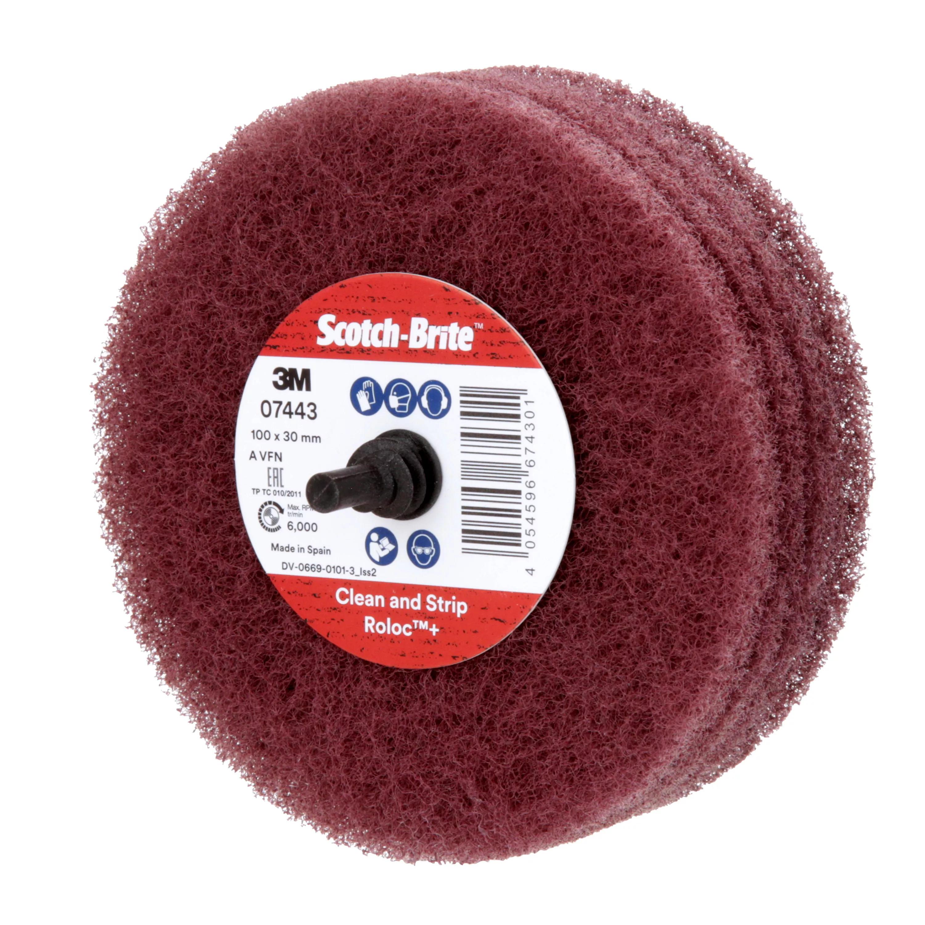 Product Number  | Scotch-Brite™ Roloc™+ General Purpose Scuffing Wheel