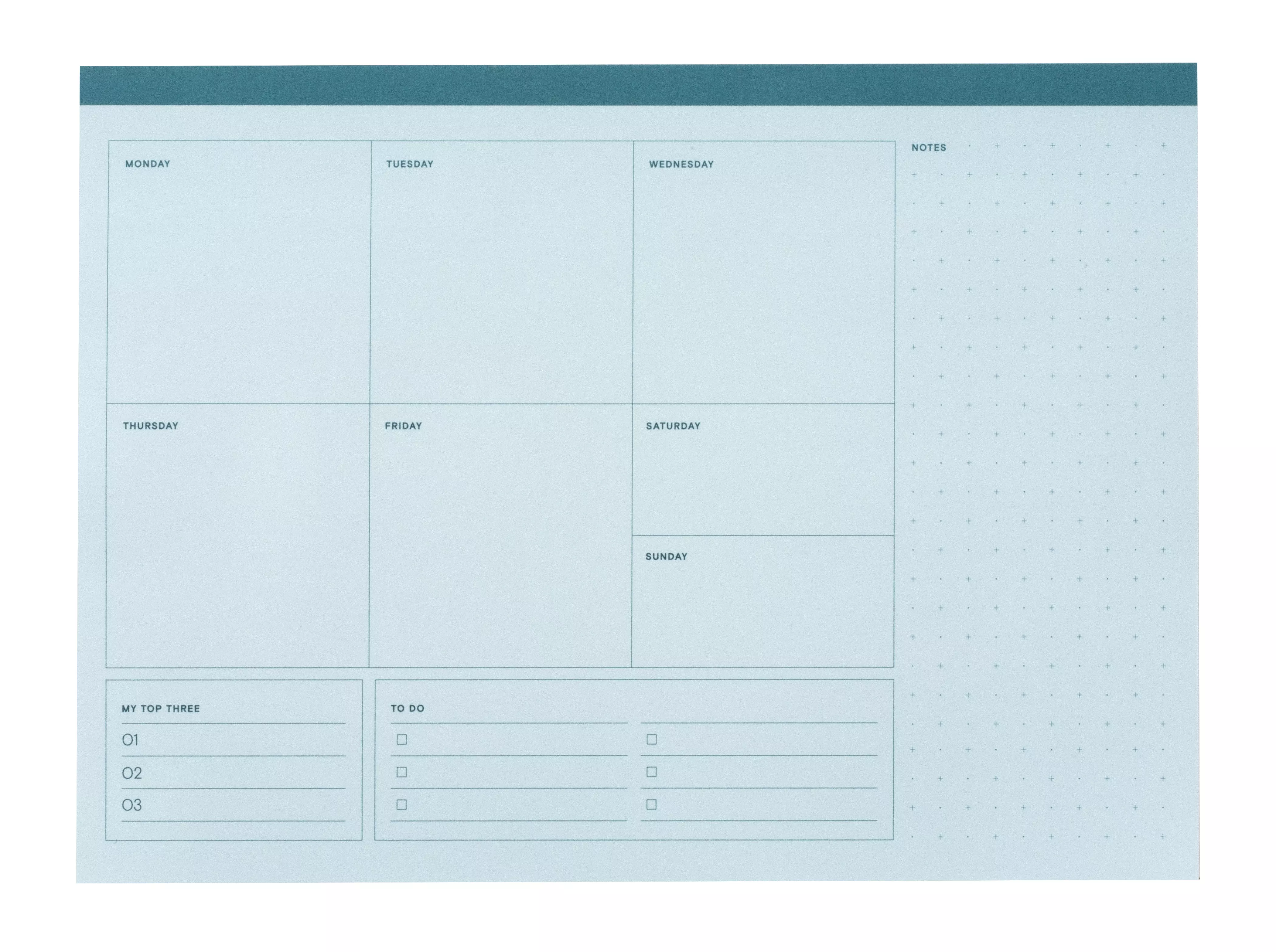 SKU 7100316743 | Post-it® Weekly Calendar NTDE-WCAL-1