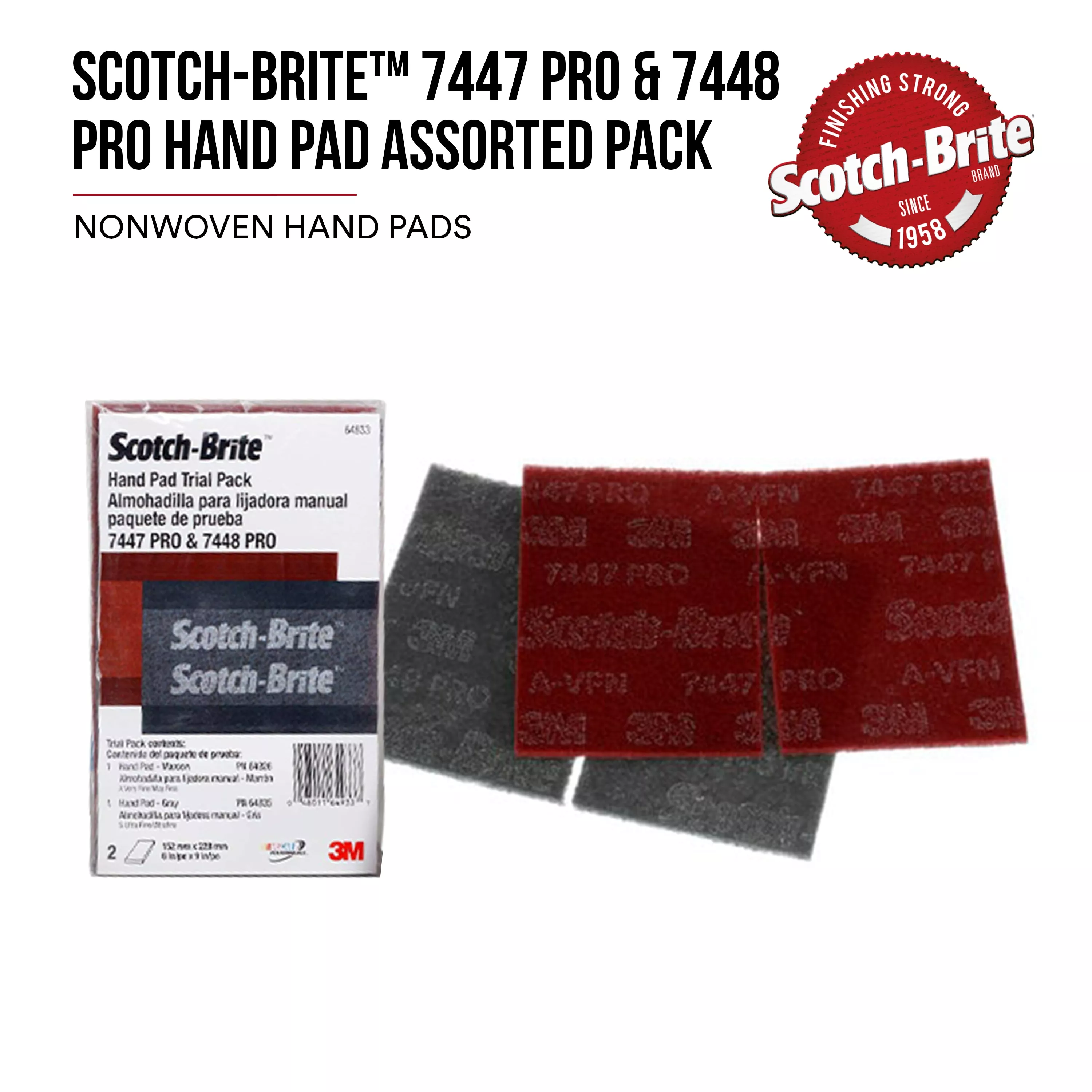 SKU 7100033494 | Scotch-Brite™ Pro Hand Pad