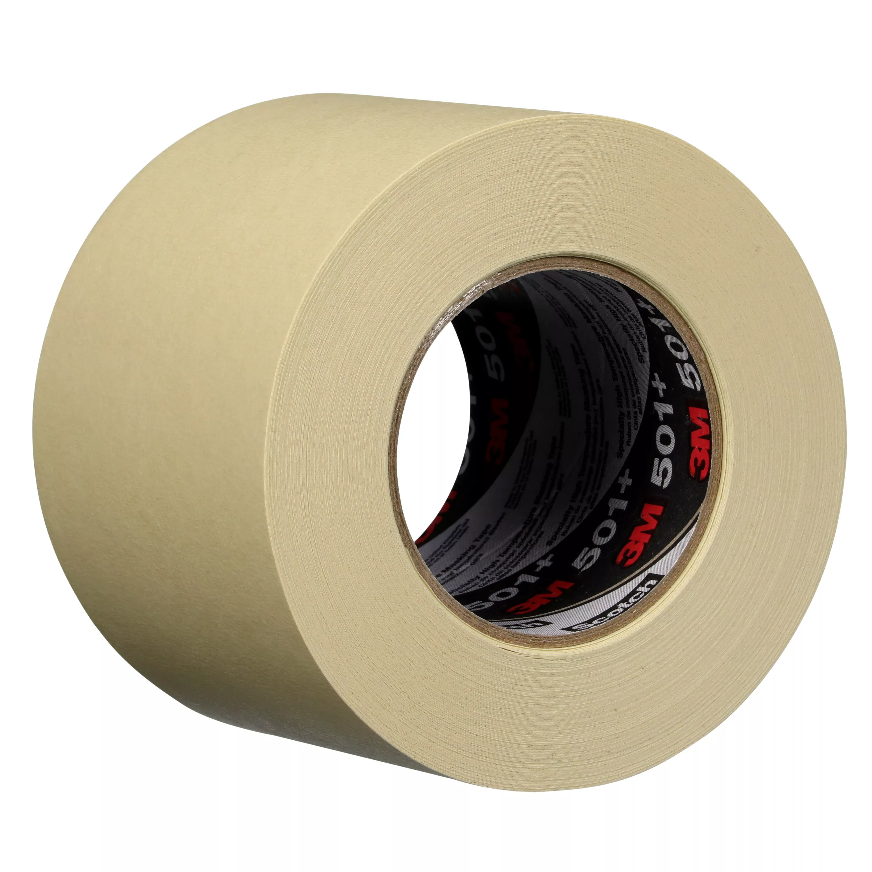 3M™ Specialty High Temperature Masking Tape 501+, Tan, 6 mm x 55 m, 7.3
mil, 124/Case