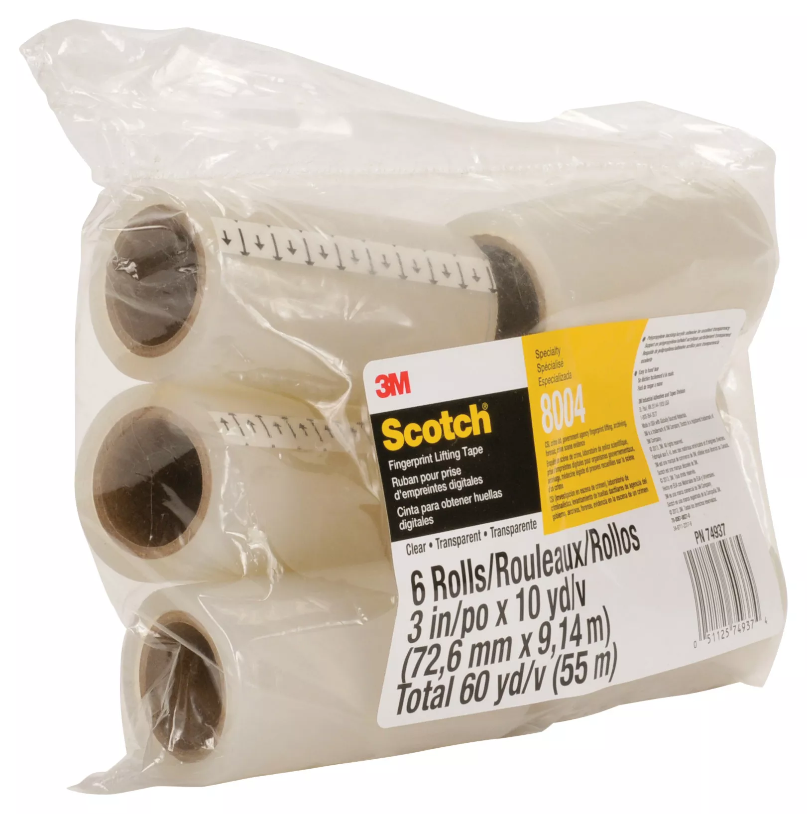 UPC 00048011579504 | Scotch® Fingerprint Lifting Tape 8004