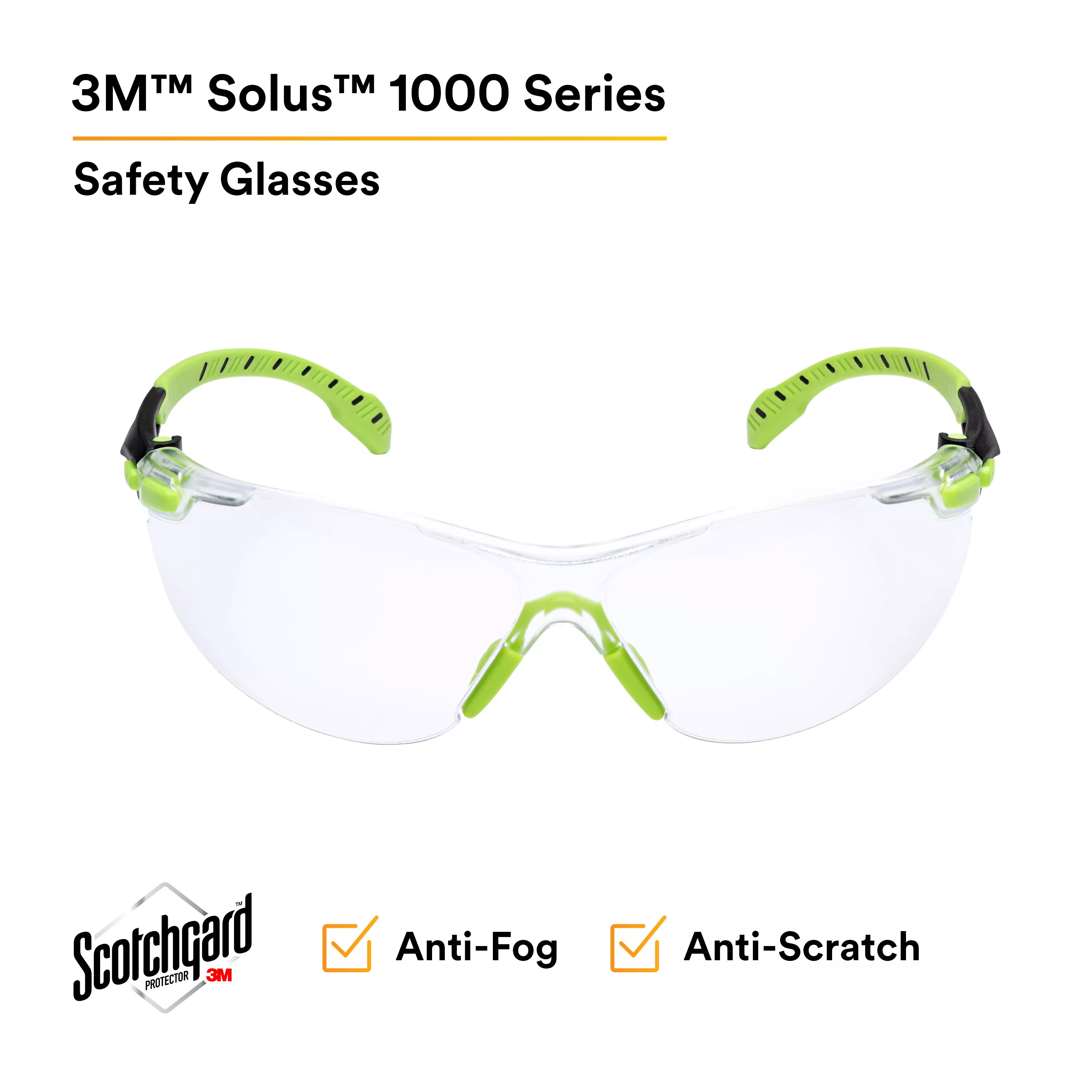 SKU 7100079049 | 3M™ Solus™ 1000-Series Safety Glasses S1201SGAF