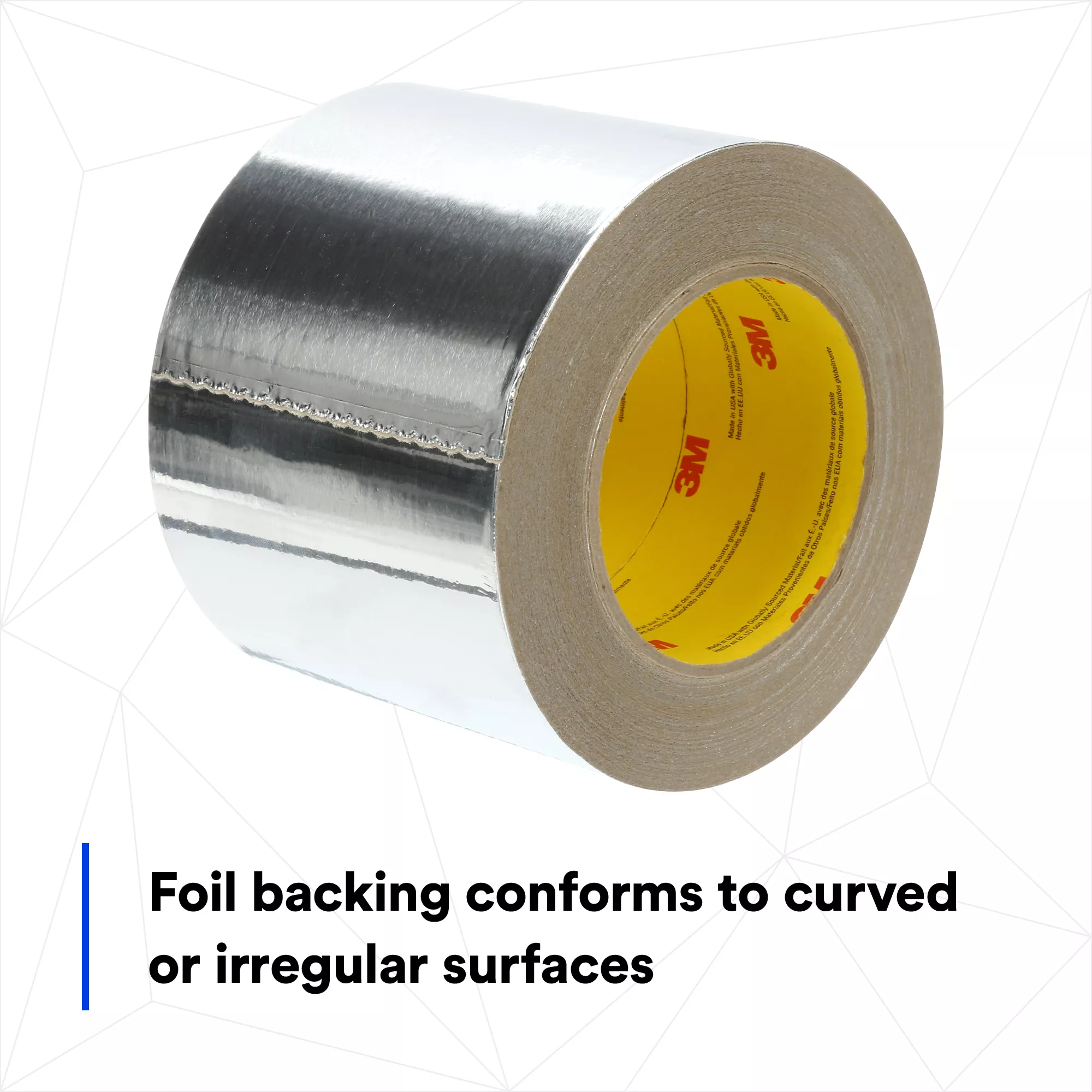 SKU 7100043875 | 3M™ Venture Tape™ Aluminum Foil Tape 1520CW