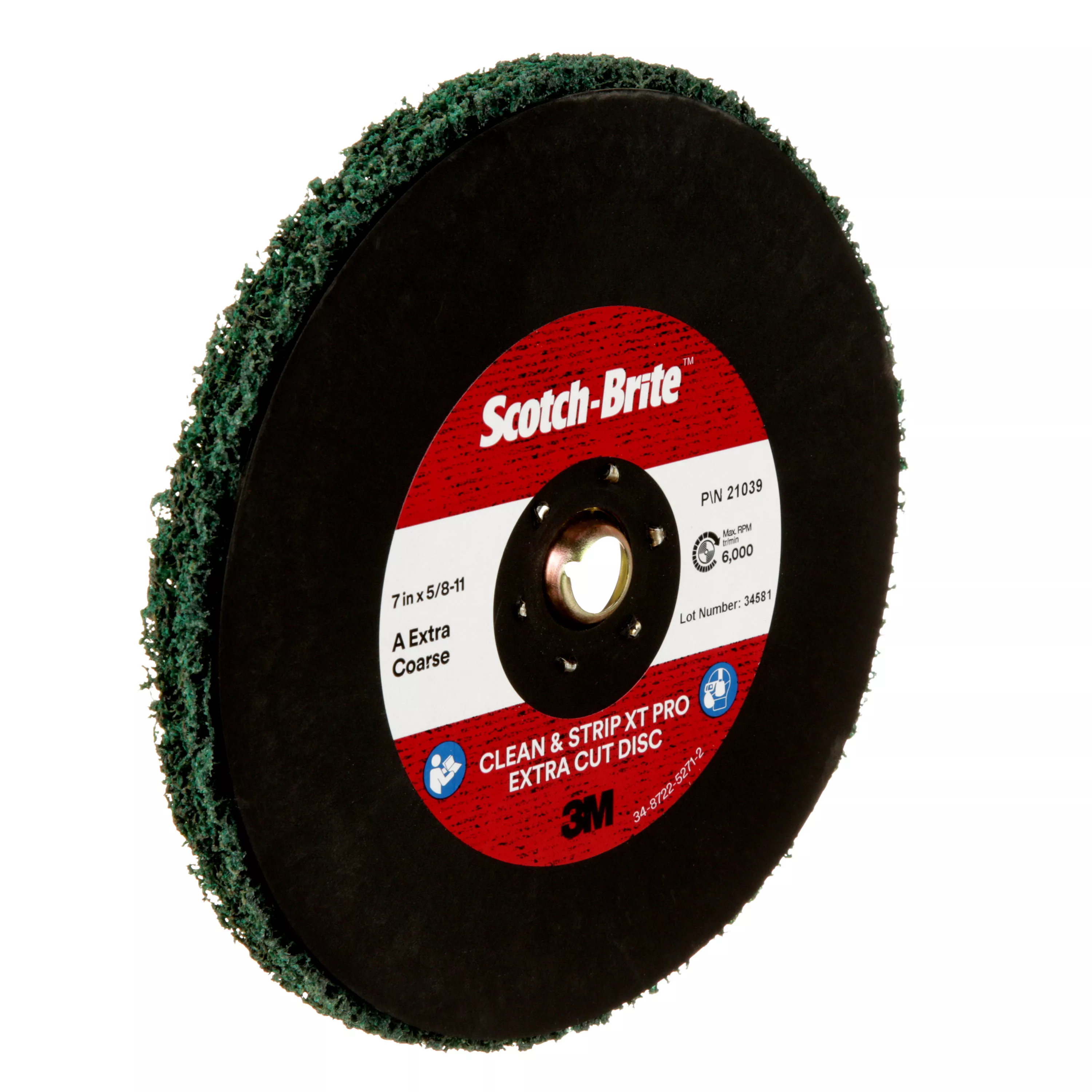 SKU 7100175522 | Scotch-Brite™ Clean and Strip XT Pro Extra Cut TN Quick Change Disc