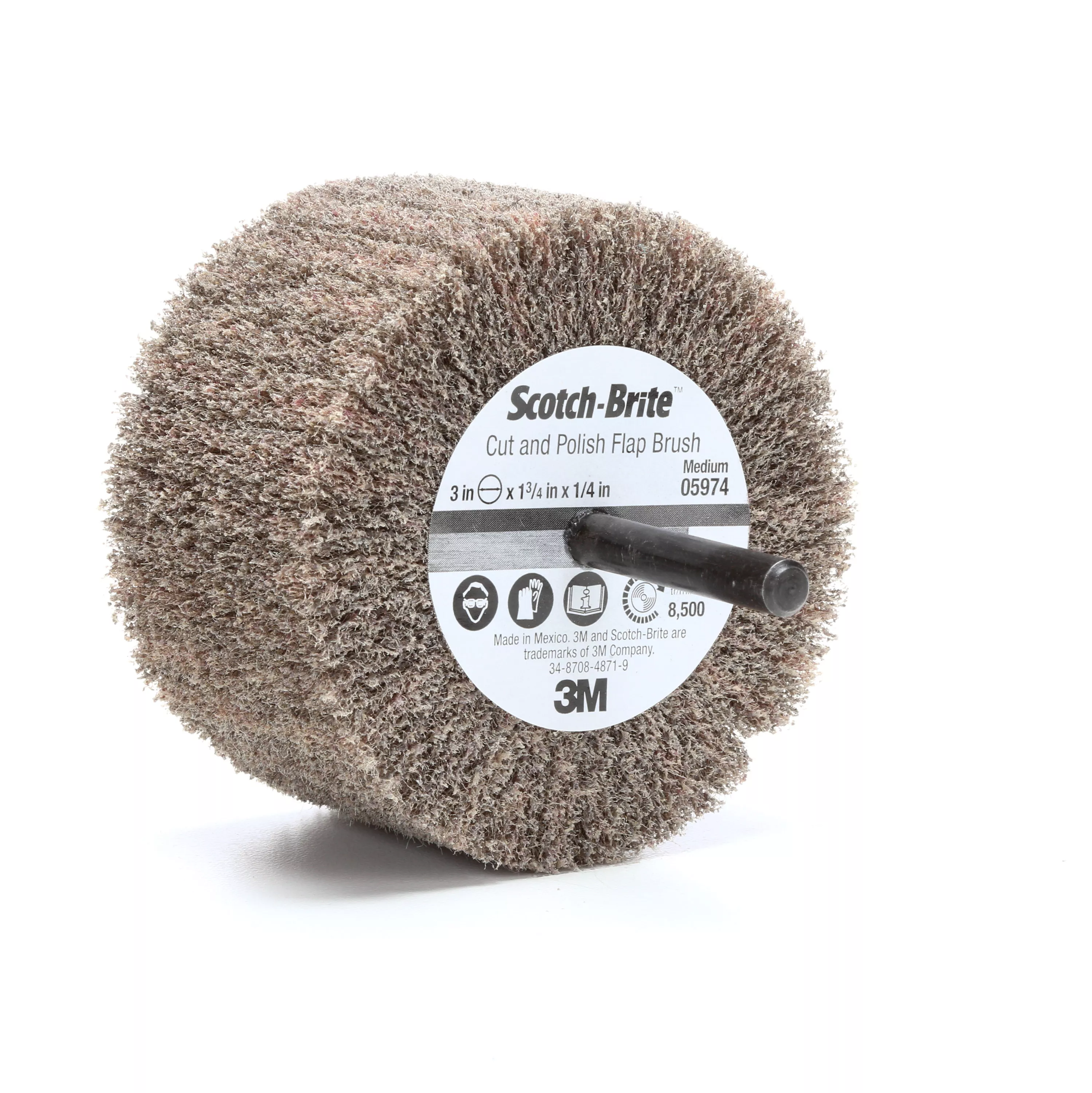 SKU 7100050520 | Scotch-Brite™ Cut and Polish Flap Brush