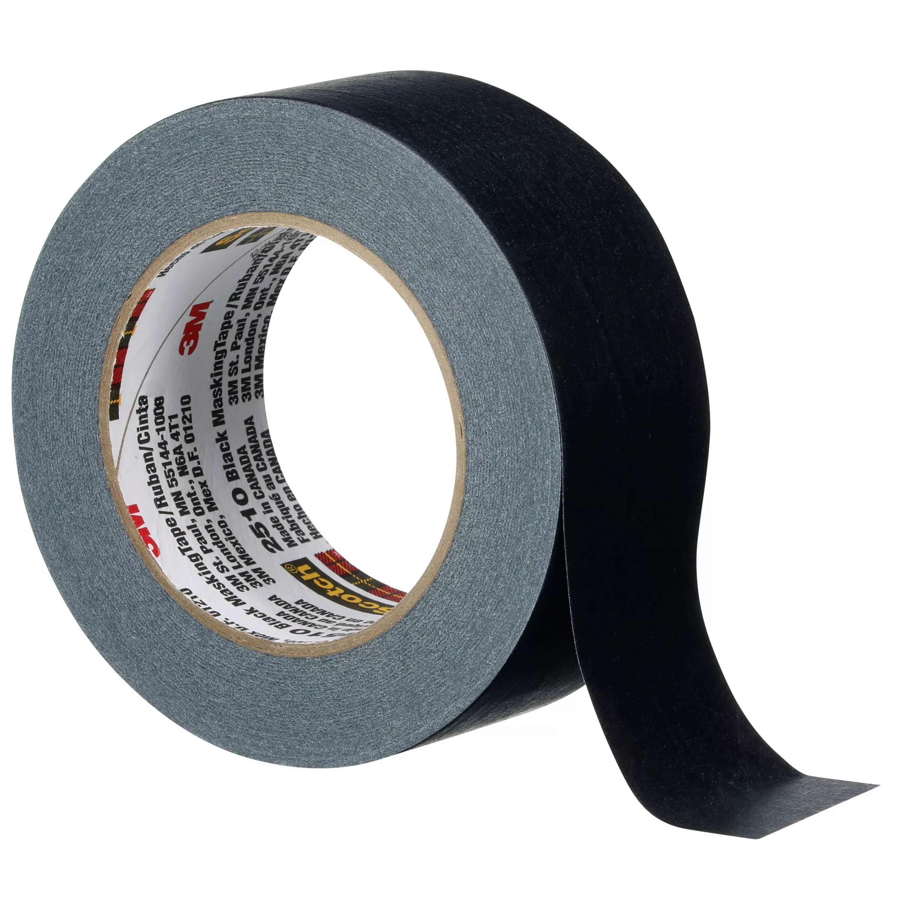 SKU 7100010115 | 3M™ Black Masking Tape 2510