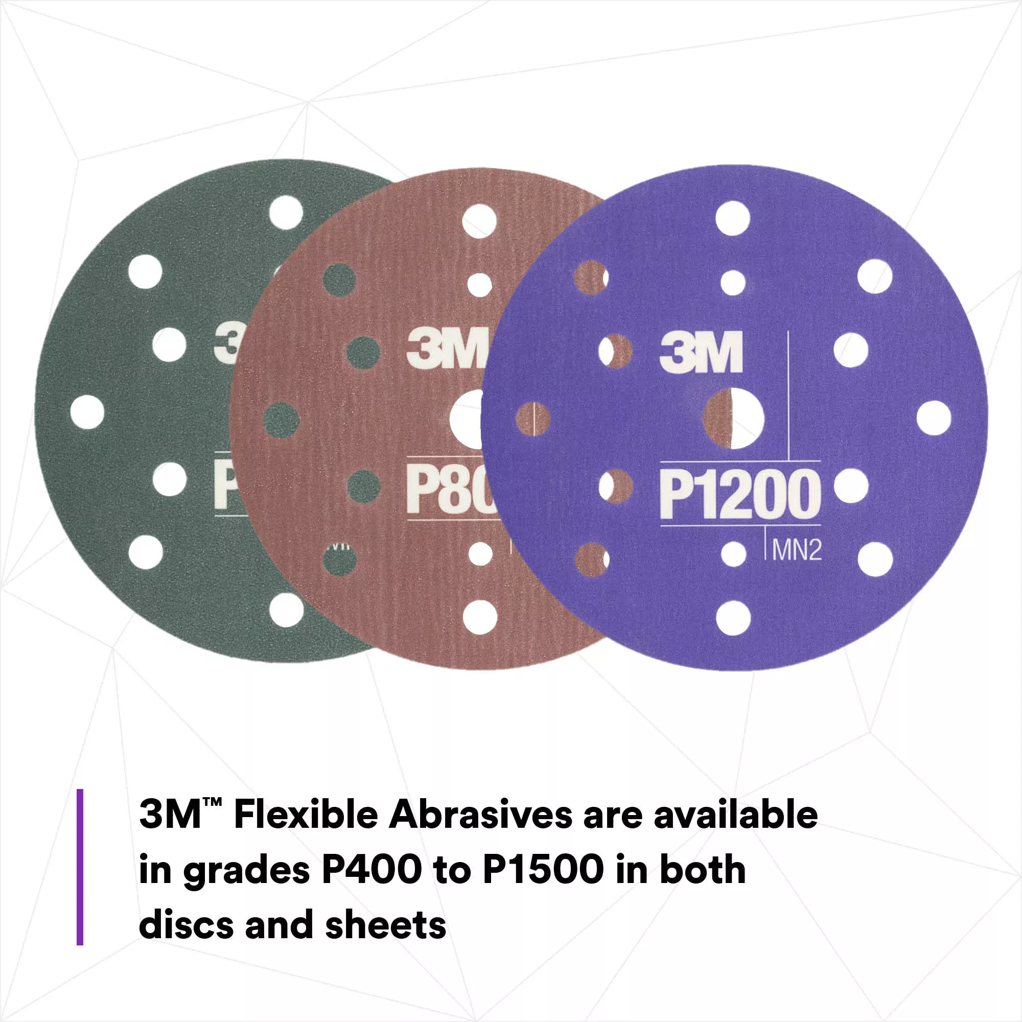 SKU 7000120195 | 3M™ Hookit™ Flexible Abrasive Disc 270J