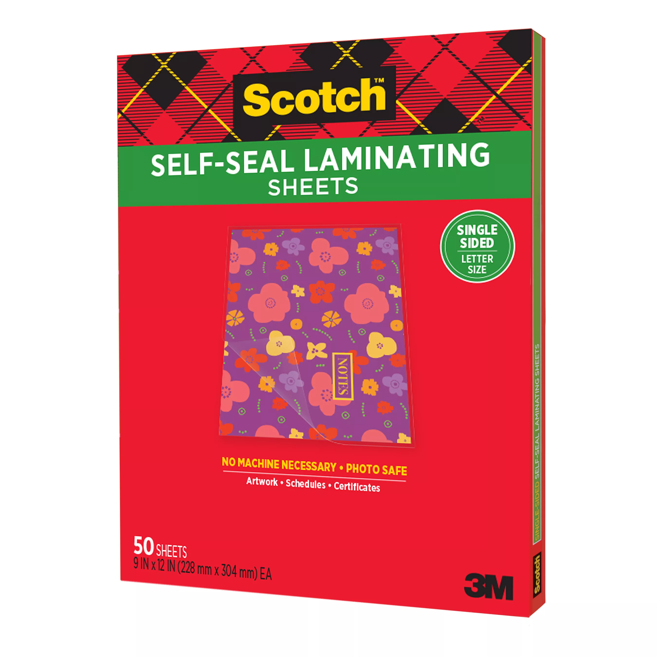 SKU 7100292354 | Scotch® Laminating Sheets LS854SS-50