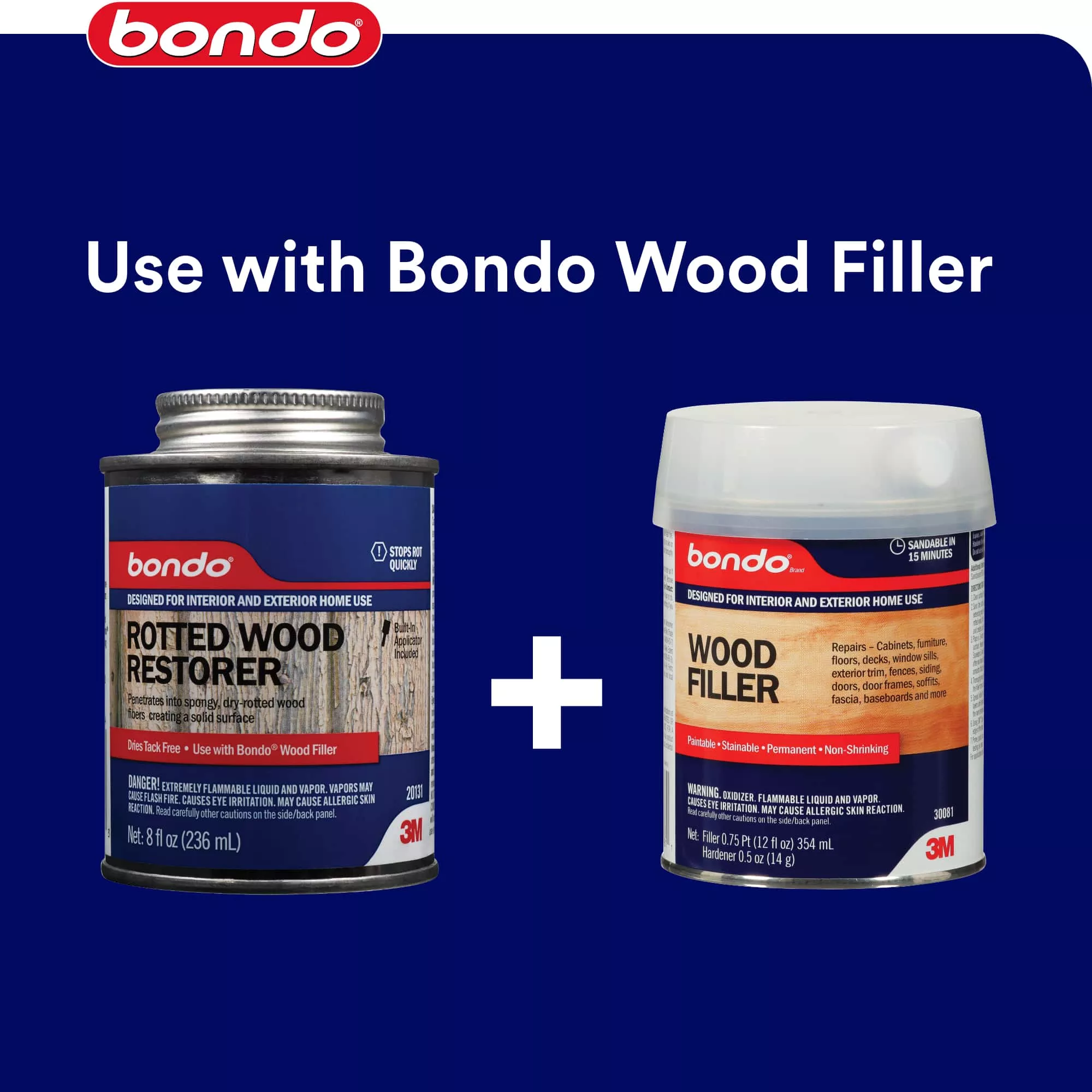 SKU 7010412222 | Bondo® Rotted Wood Restorer