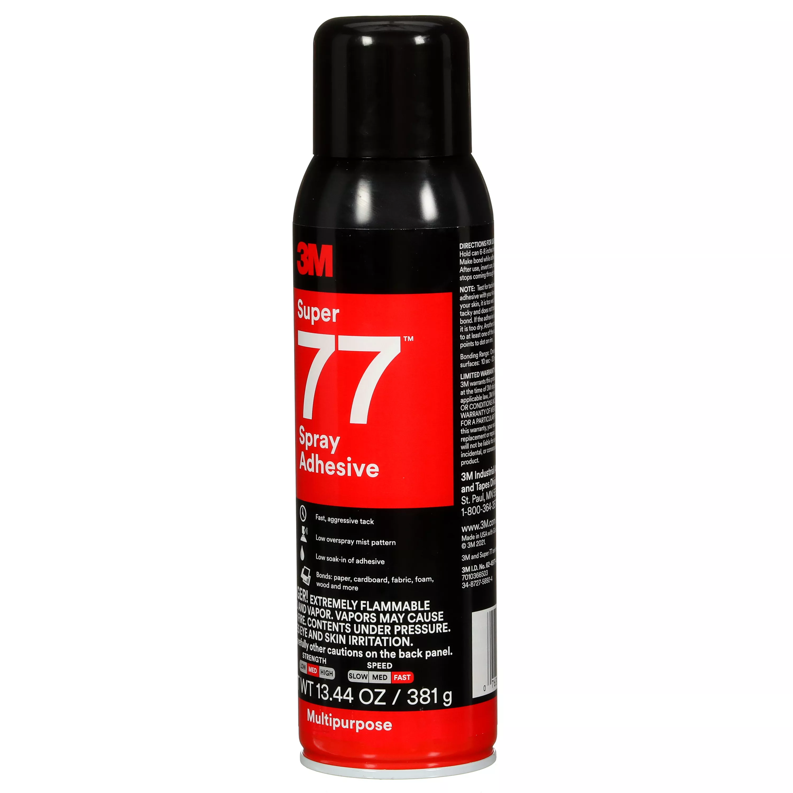 SKU 7010366503 | 3M™ Super 77™ Multipurpose Spray Adhesive