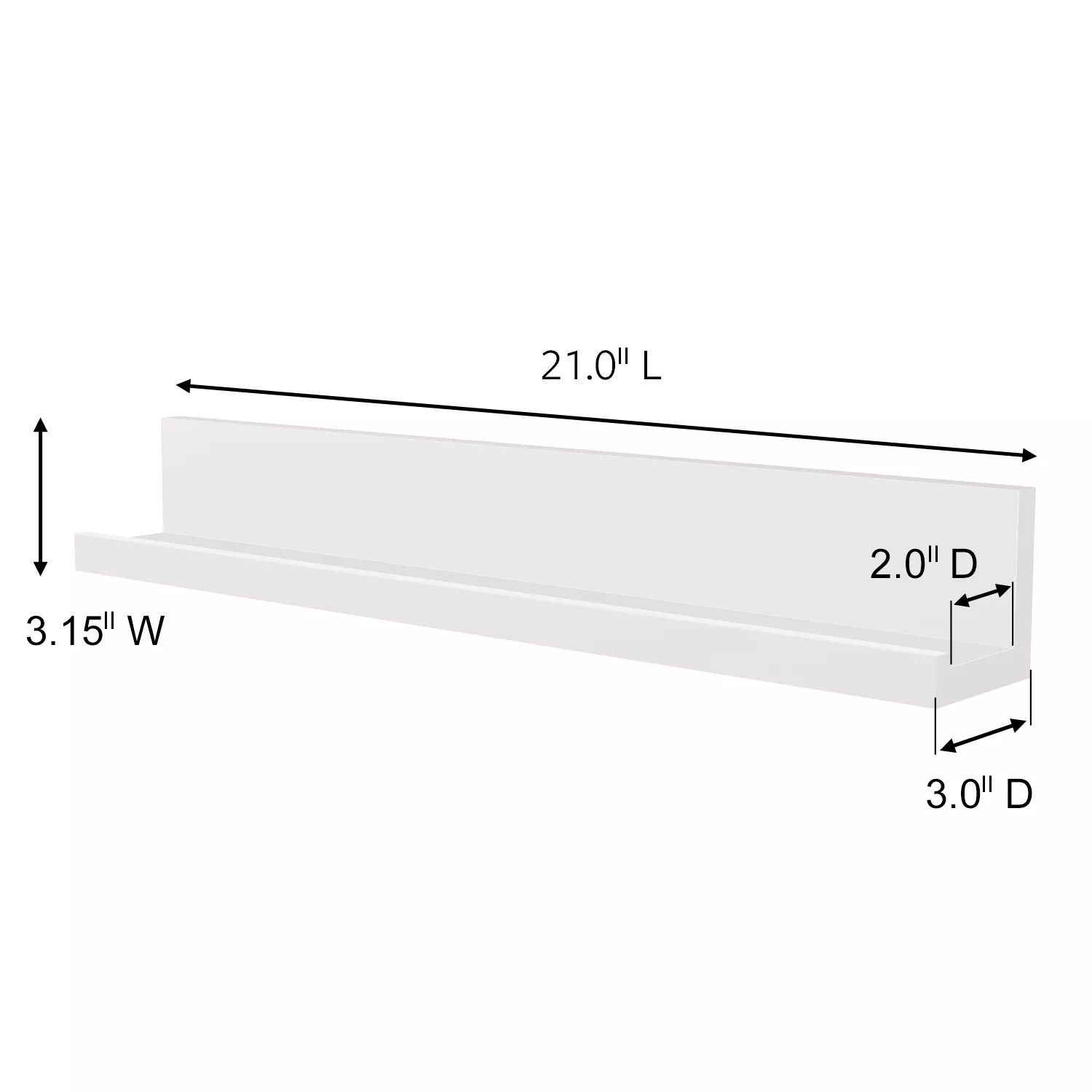 Product Number HOM21 | Command™ Picture Ledge HOM21Q-ES