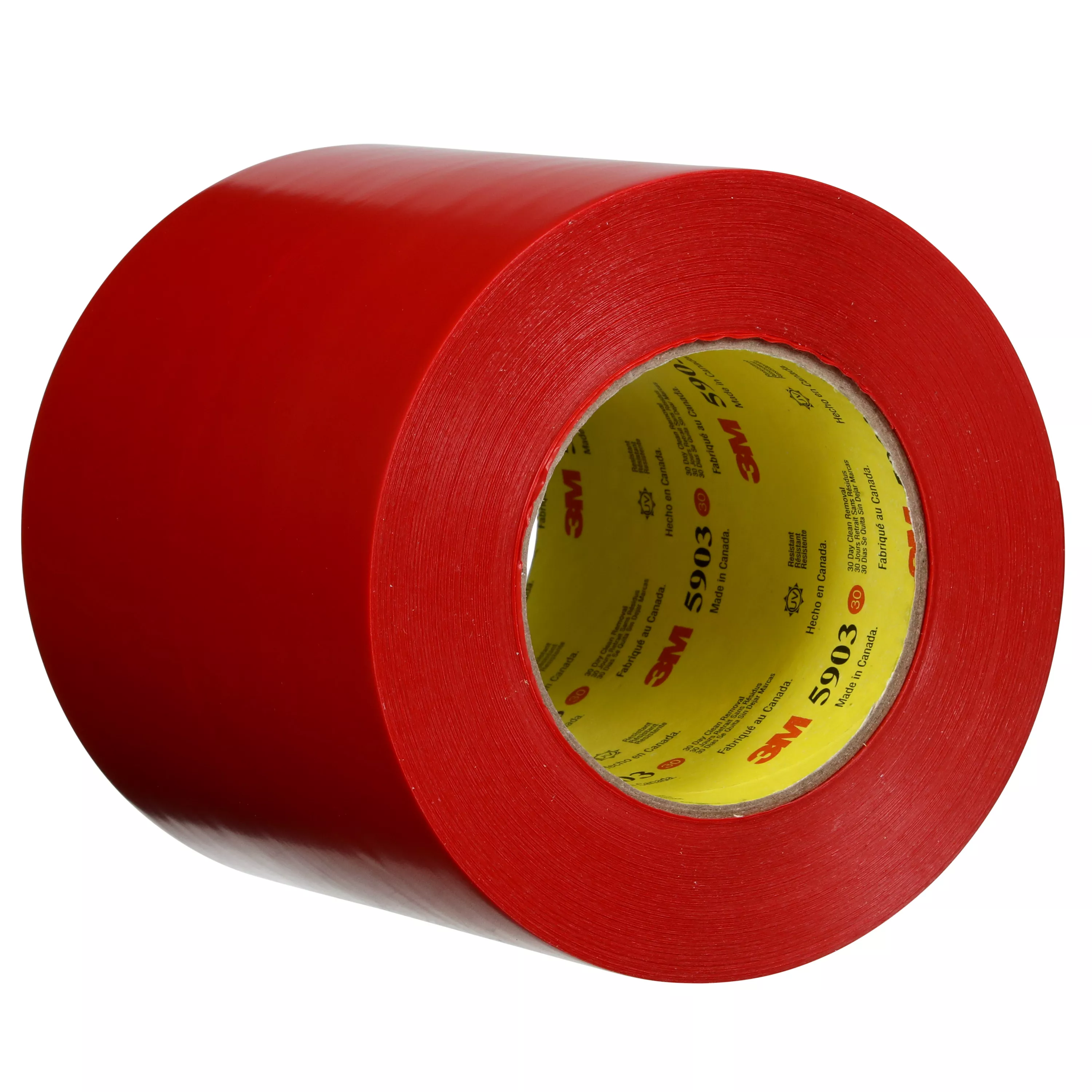 3M™ Outdoor Masking Poly Tape 5903, Red, 5 in x 60 yd, 7.5 mil, 8
Roll/Case