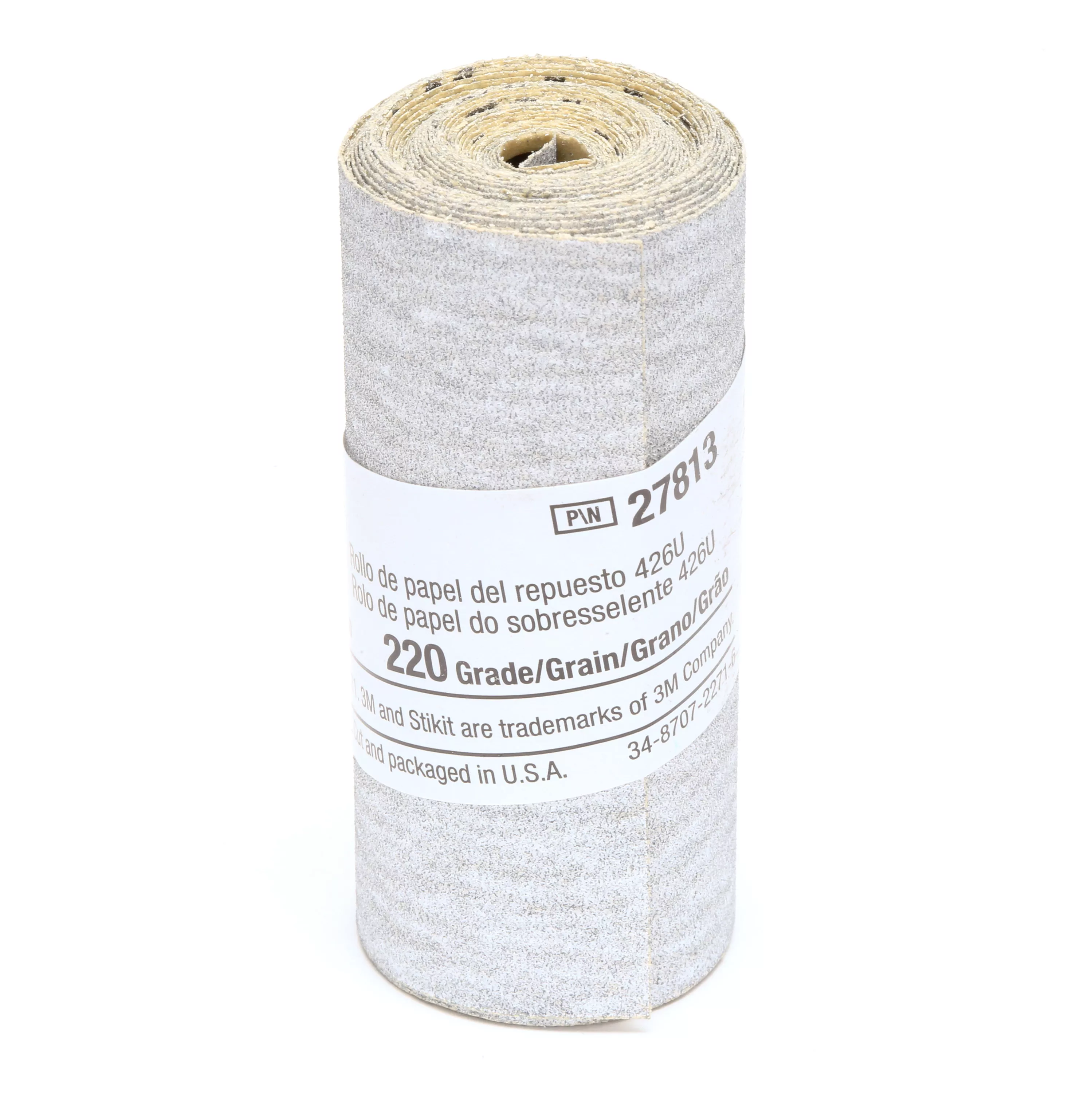 3M™ Stikit™ Paper Refill Roll 426U, 2-1/2 in x 95 in 220 A-weight, 10/Carton, 50 ea/Case