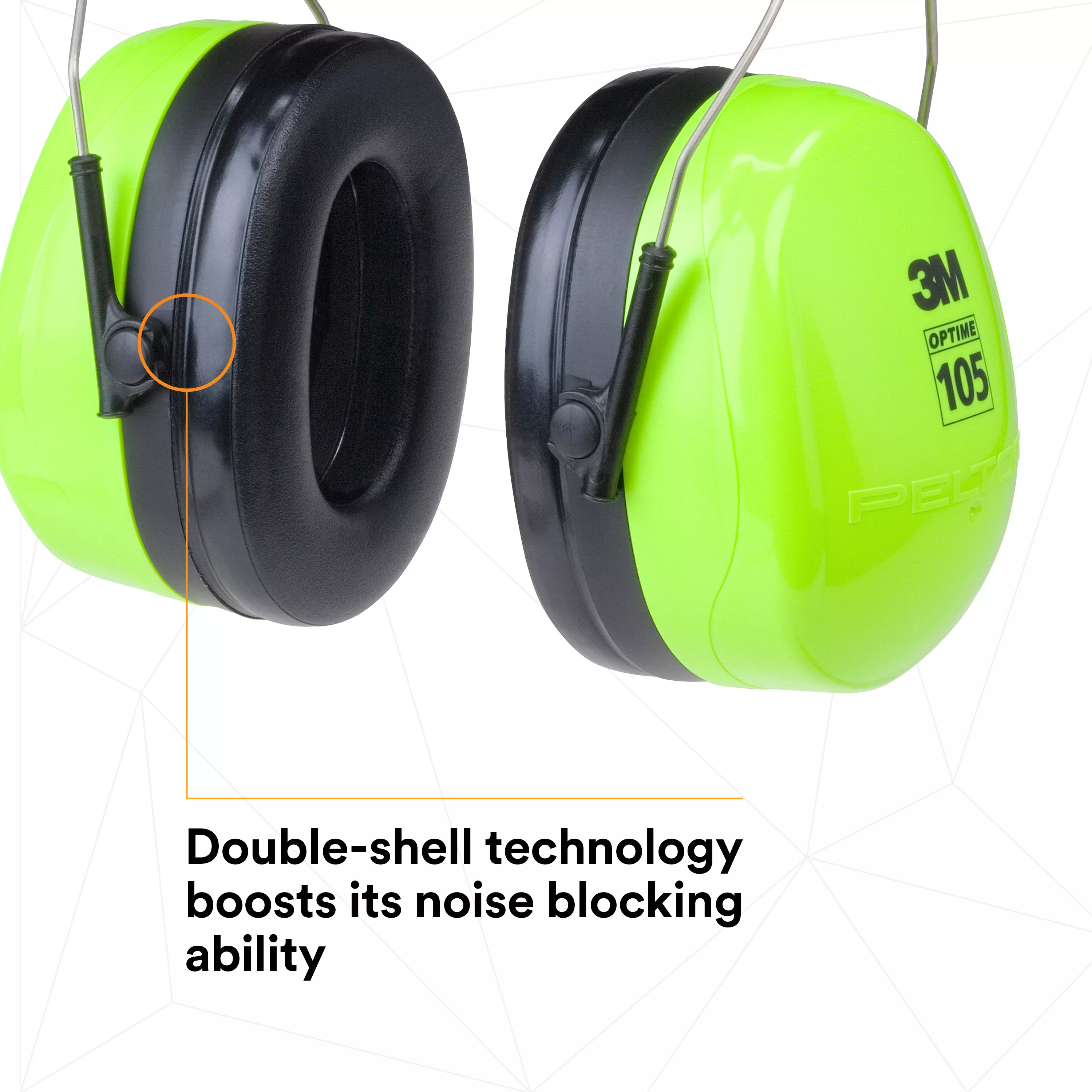 SKU 7100008764 | 3M™ PELTOR™ Optime™ 105 Earmuffs H10A HV