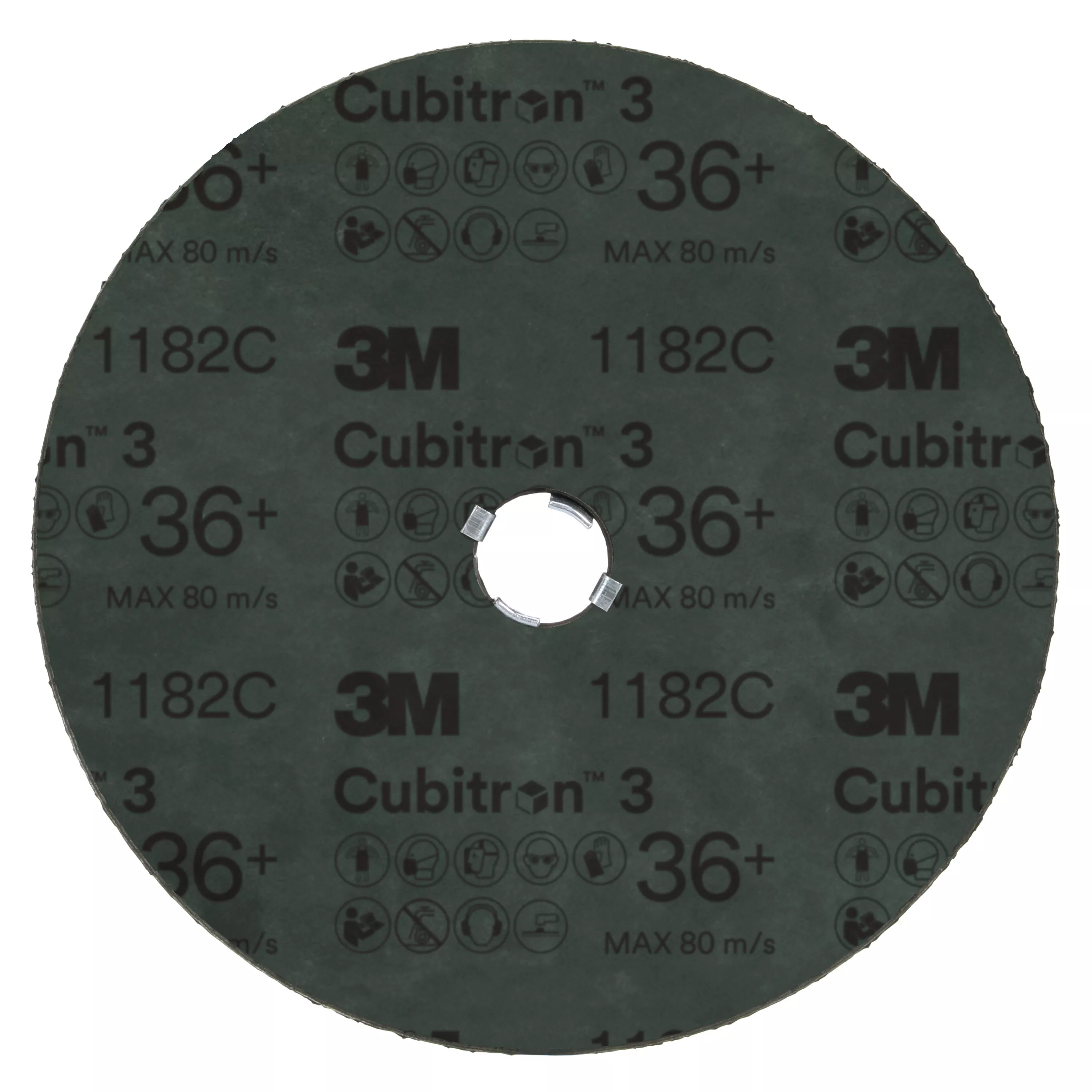 SKU 7100309796 | 3M™ Cubitron™ 3 Fibre Disc 1182C