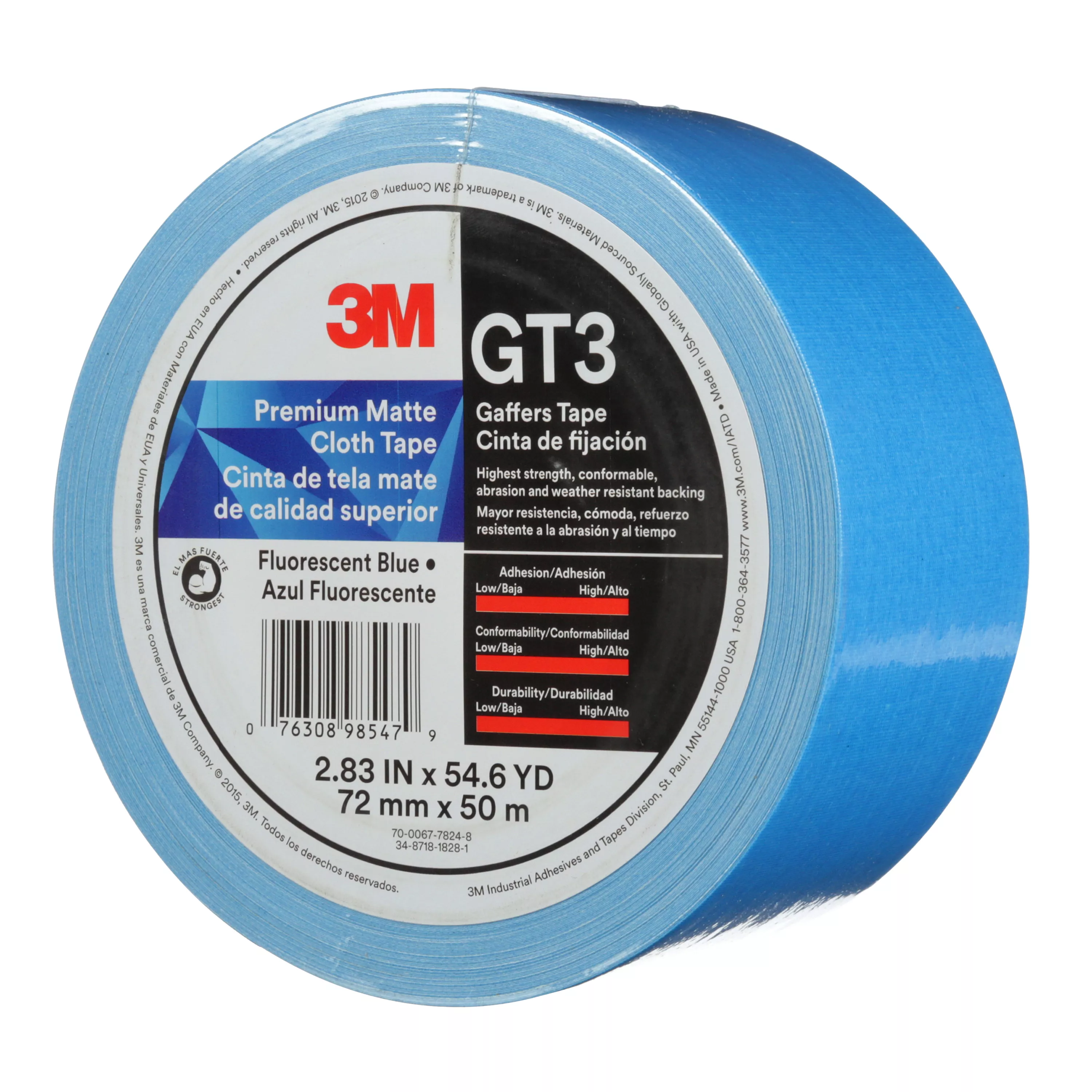 UPC 00076308985479 | 3M™ Premium Matte Cloth (Gaffers) Tape GT3