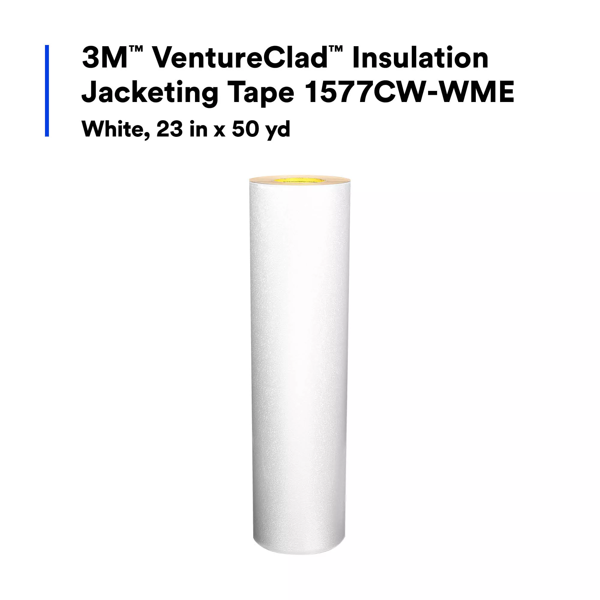 SKU 7100043844 | 3M™ VentureClad™ Insulation Jacketing Tape 1577CW-WME