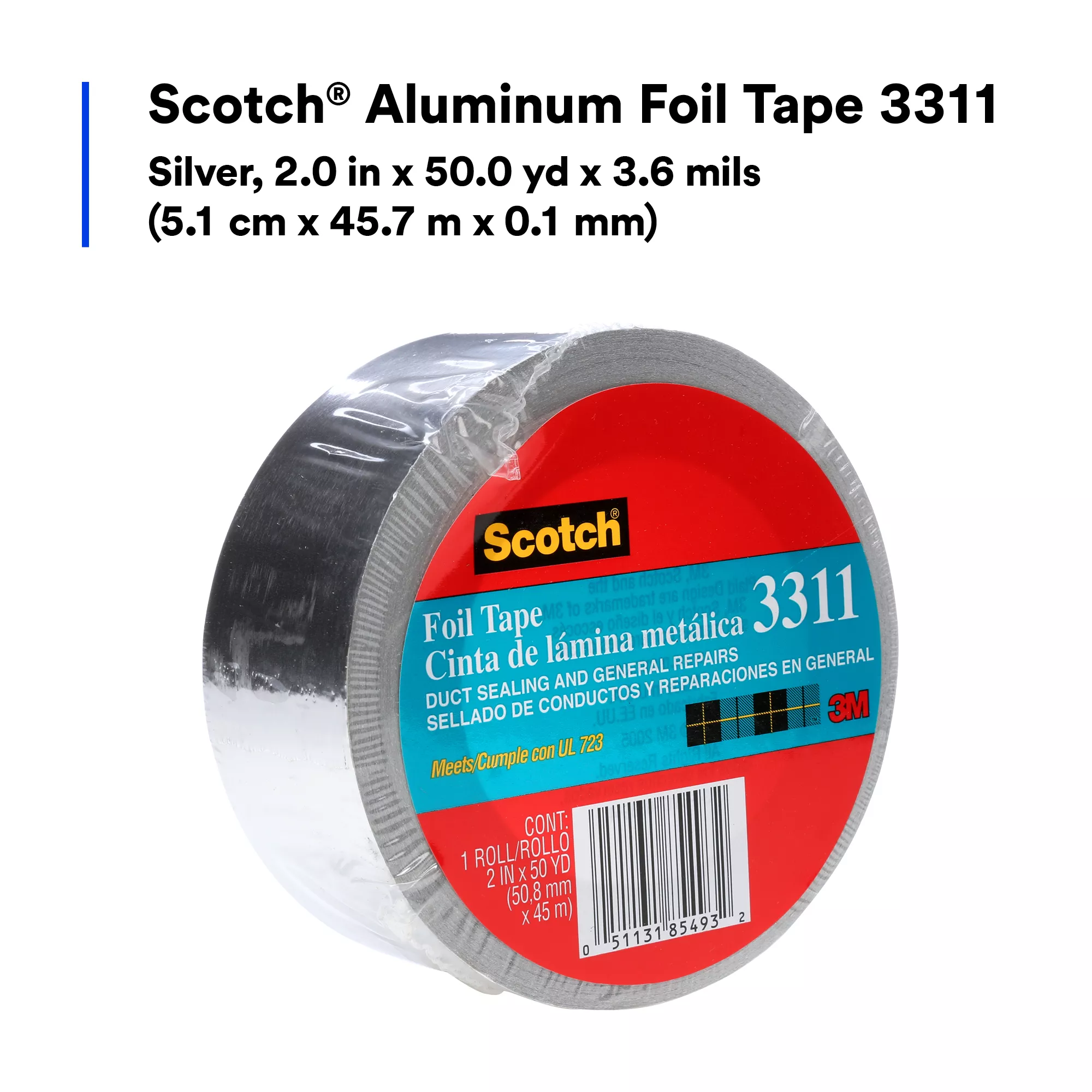 SKU 7000049174 | Scotch® Foil Tape 3311