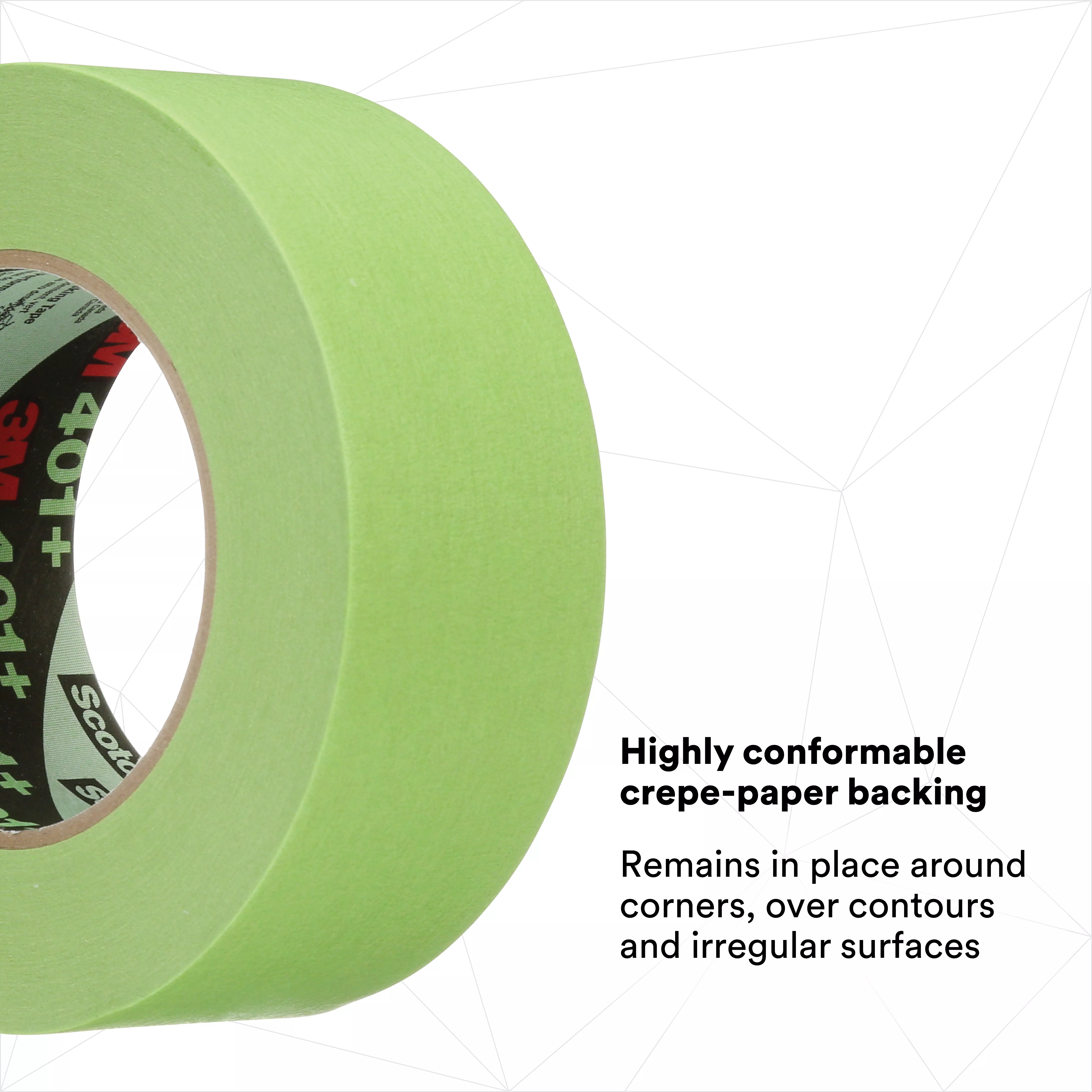 Product Number 401+ | 3M™ High Performance Green Masking Tape 401+