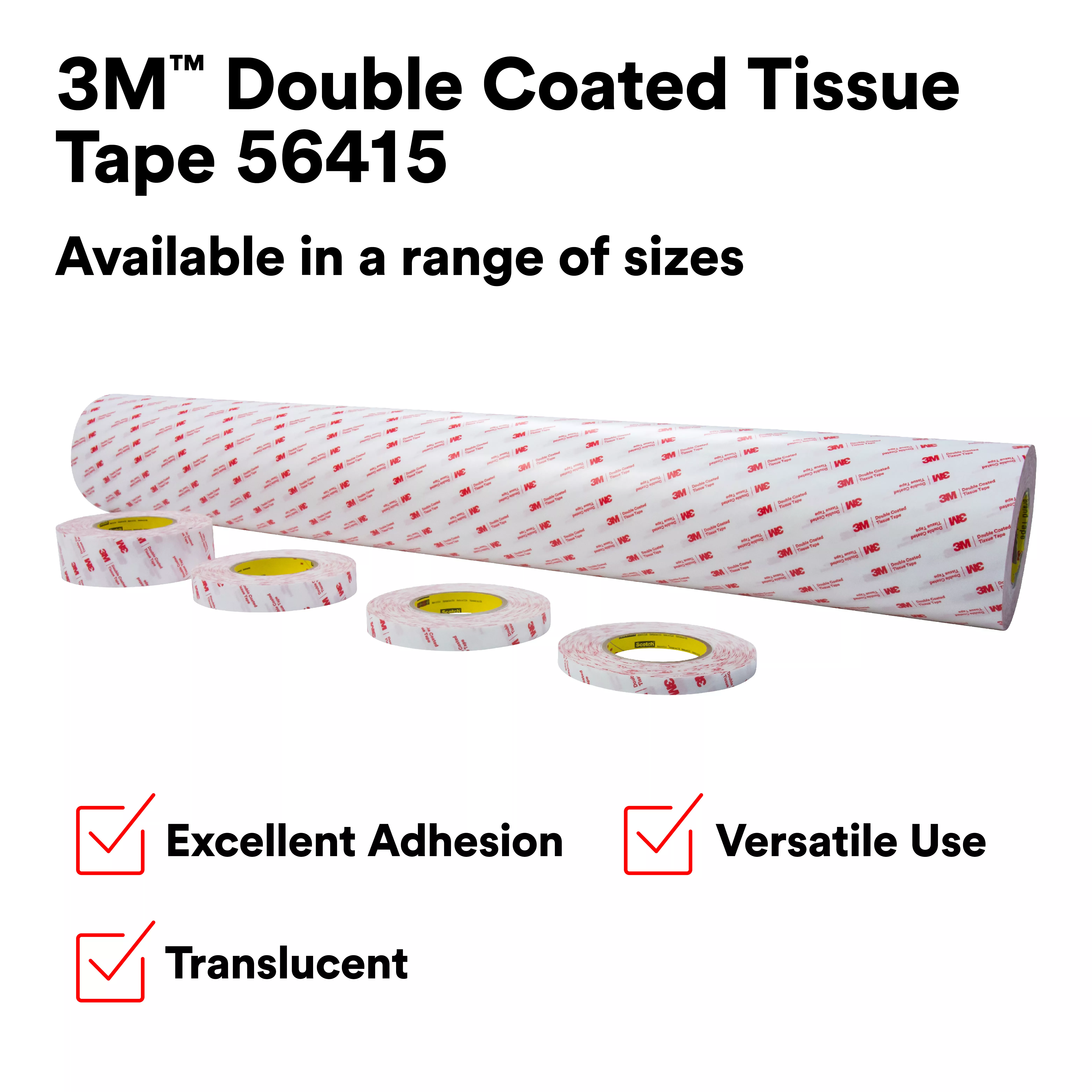 UPC  | 3M™ Double Coated Tissue Tape 56415