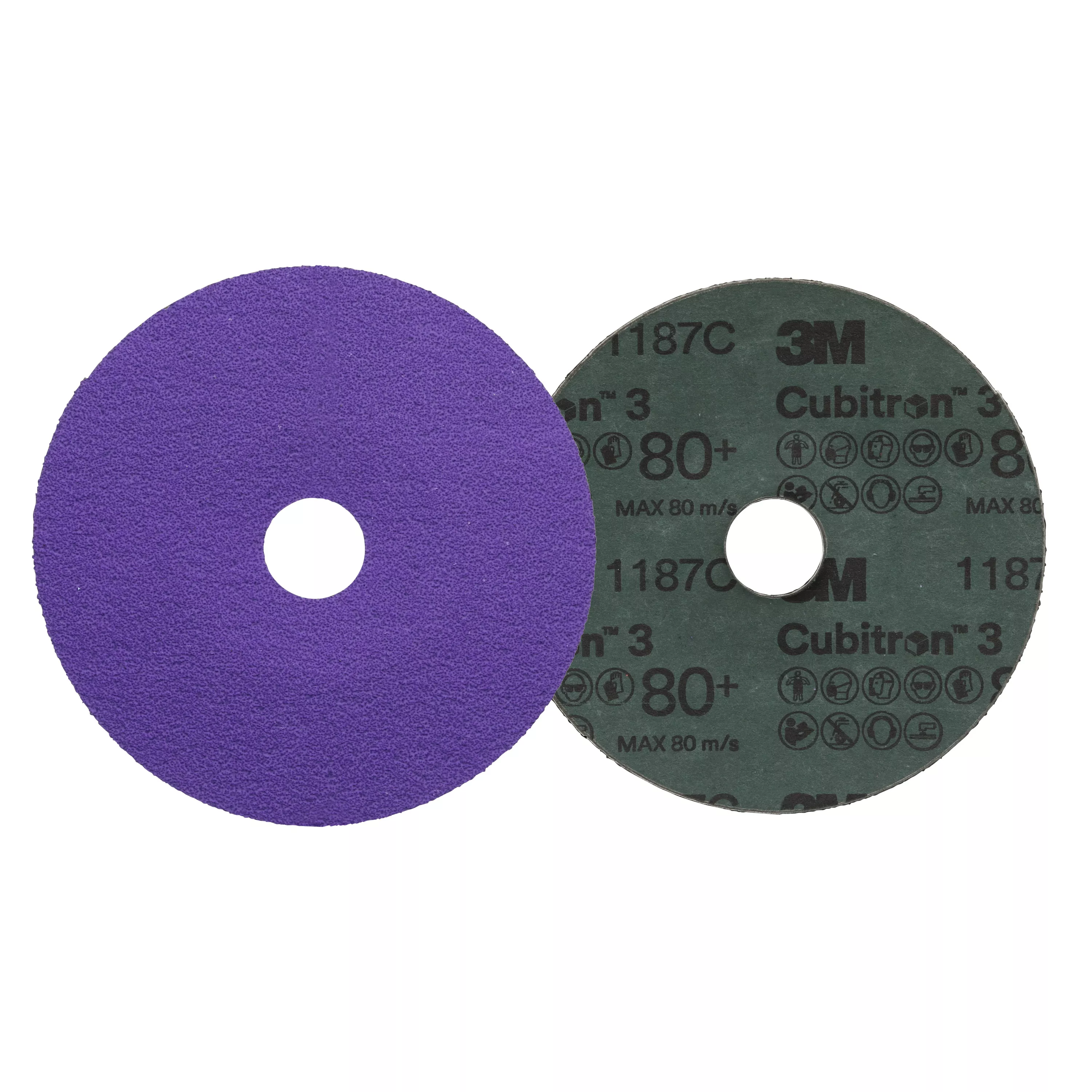 SKU 7100349604 | 3M™ Cubitron™ 3 Fibre Disc 1187C