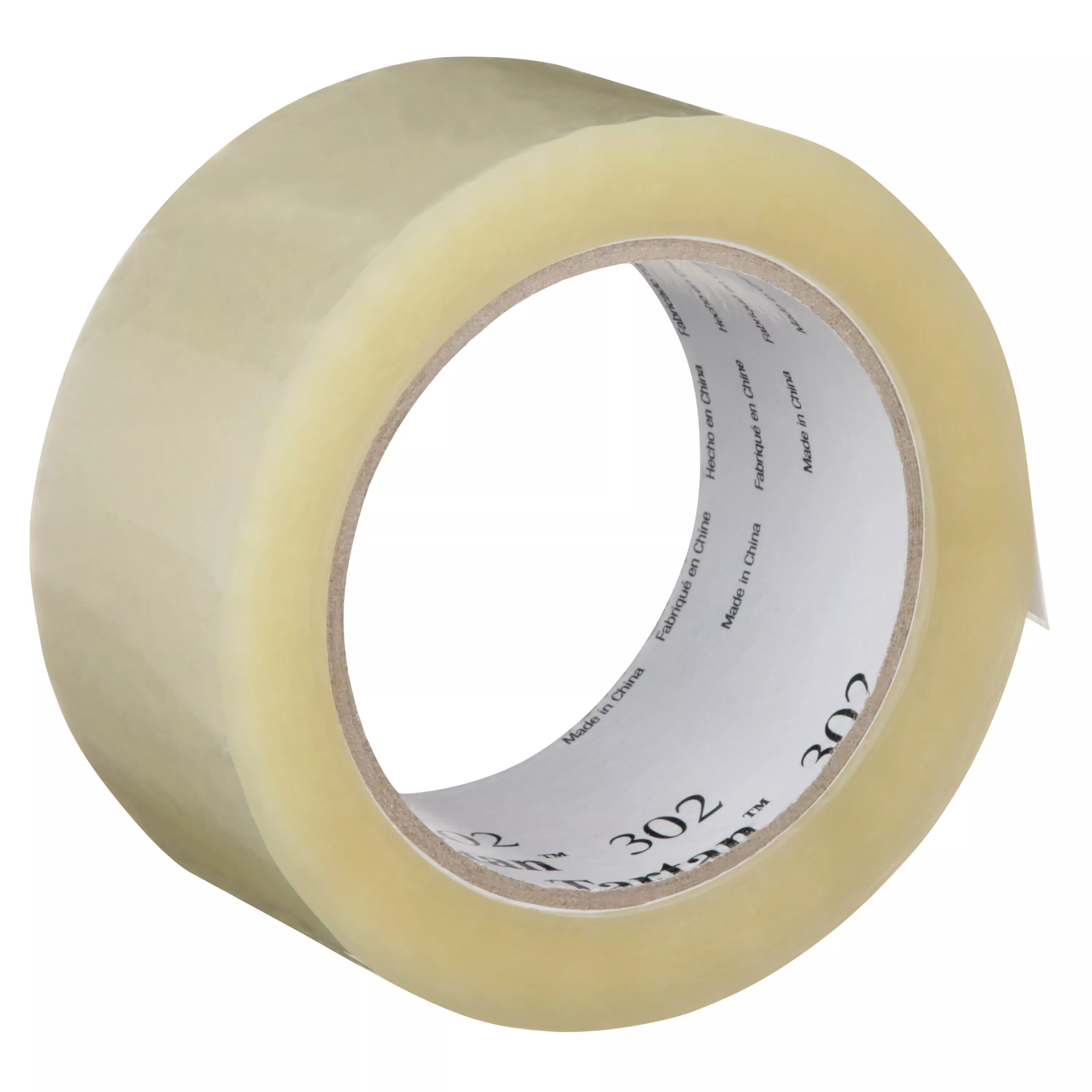 Tartan™ Box Sealing Tape 302, Clear, 48 mm x 100 m, 36 Rolls/Case