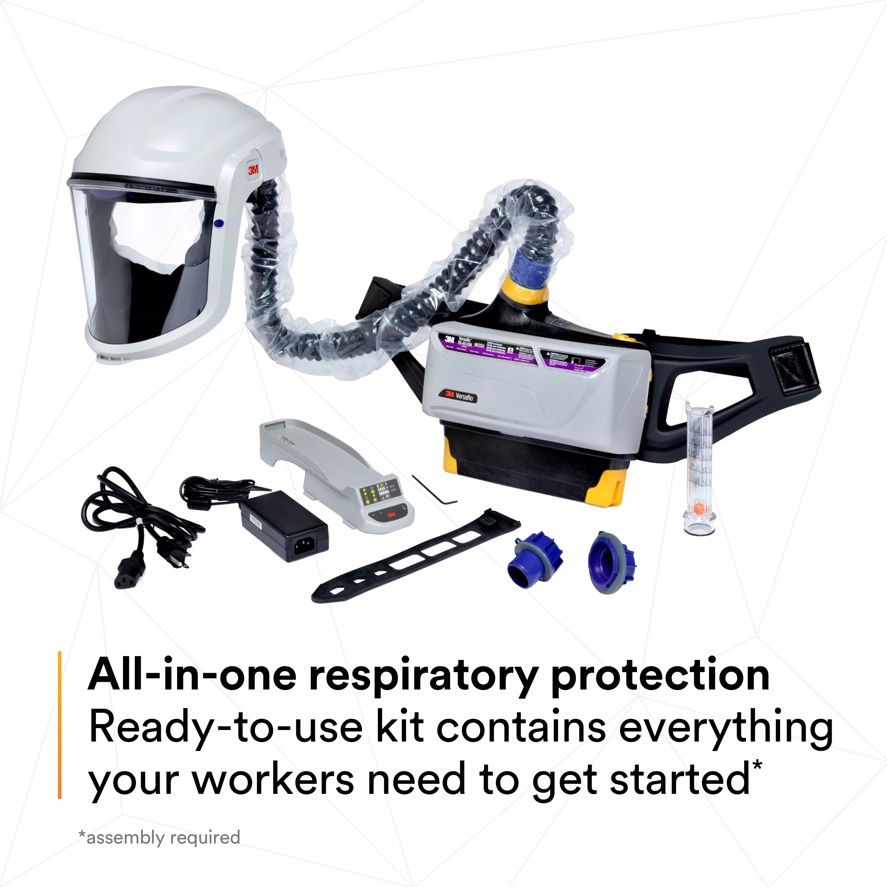 SKU 7100150922 | 3M™ Versaflo™ Powered Air Purifying Respirator Painters Kit TR-800-PSK/94248(AAD)