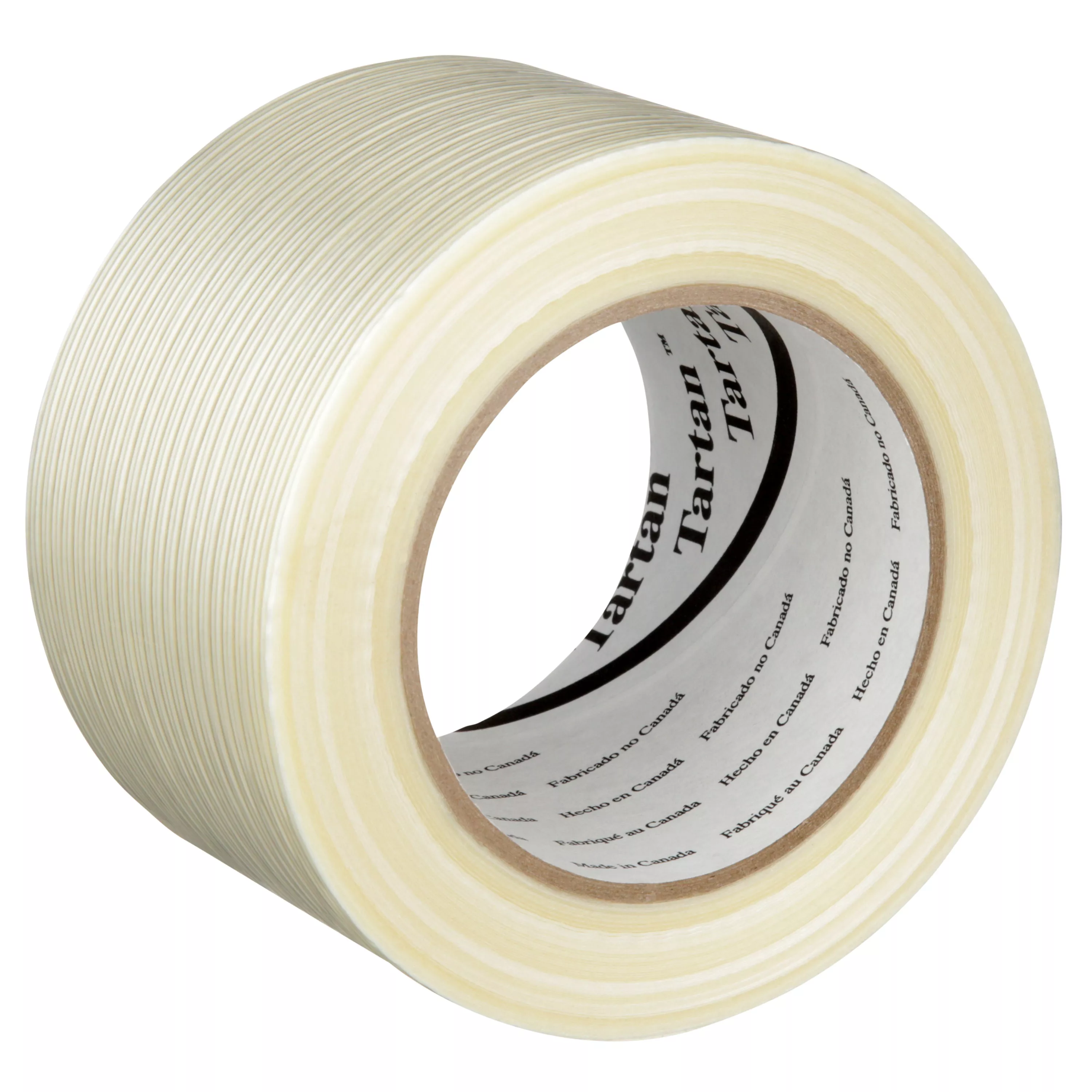 Tartan™ Filament Tape 8934, Clear, 72 mm x 55 m, 4 mil, 12 Roll/Case