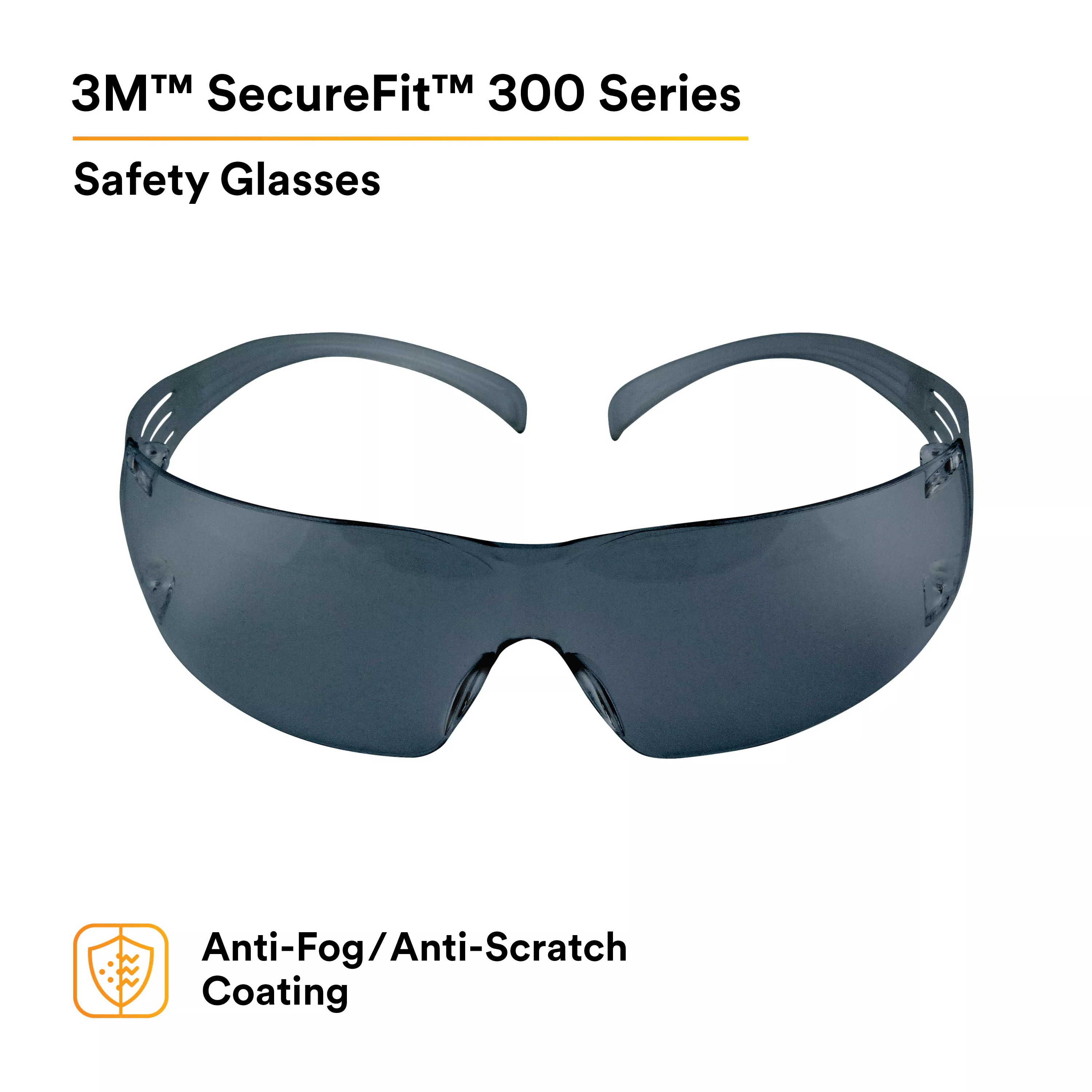 SKU 7010342616 | 3M™ SecureFit™ Safety Glasses SF302AF