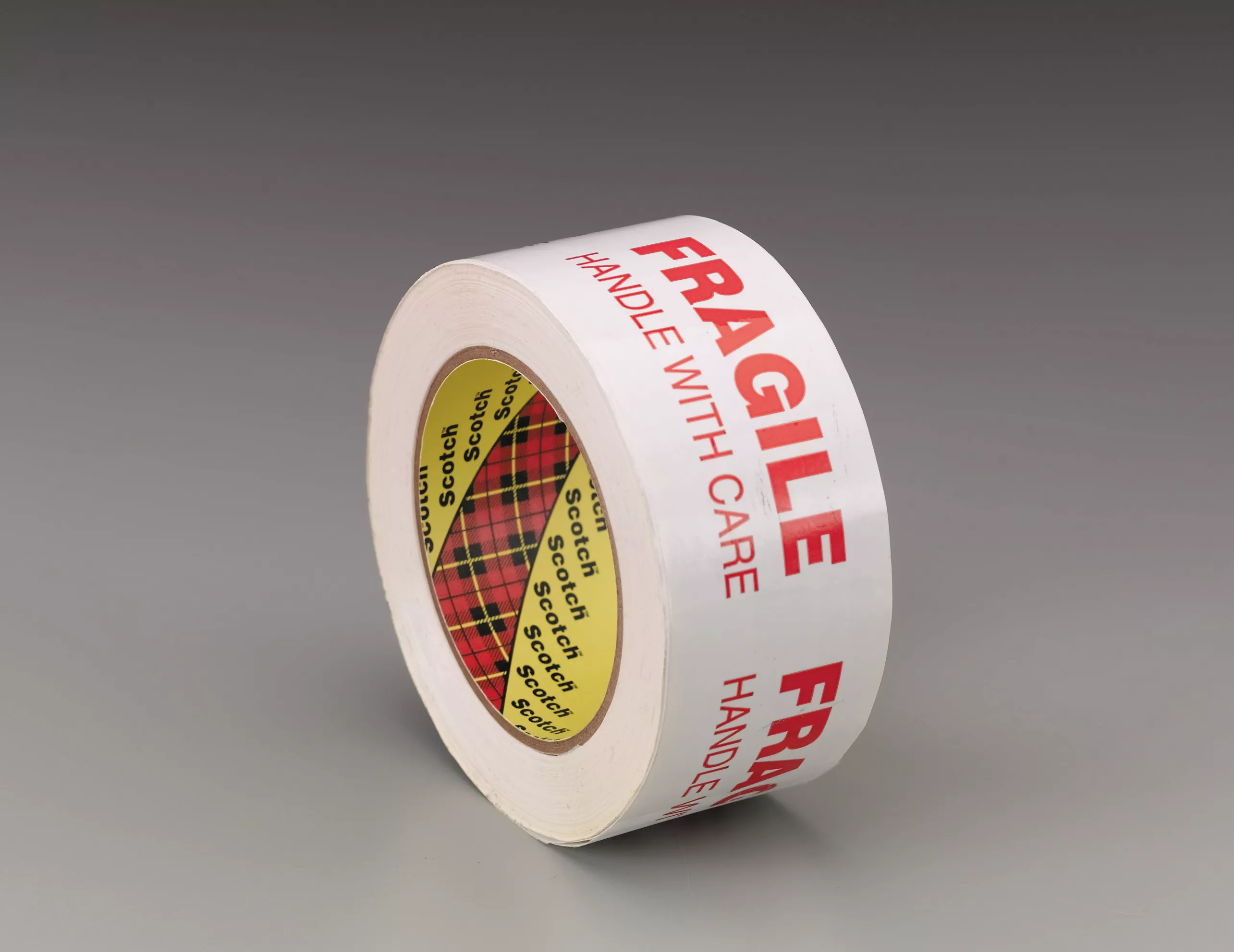 Scotch® Printed Message Box Sealing Tape 3772, White, 48 mm x 100 m,
36/Case