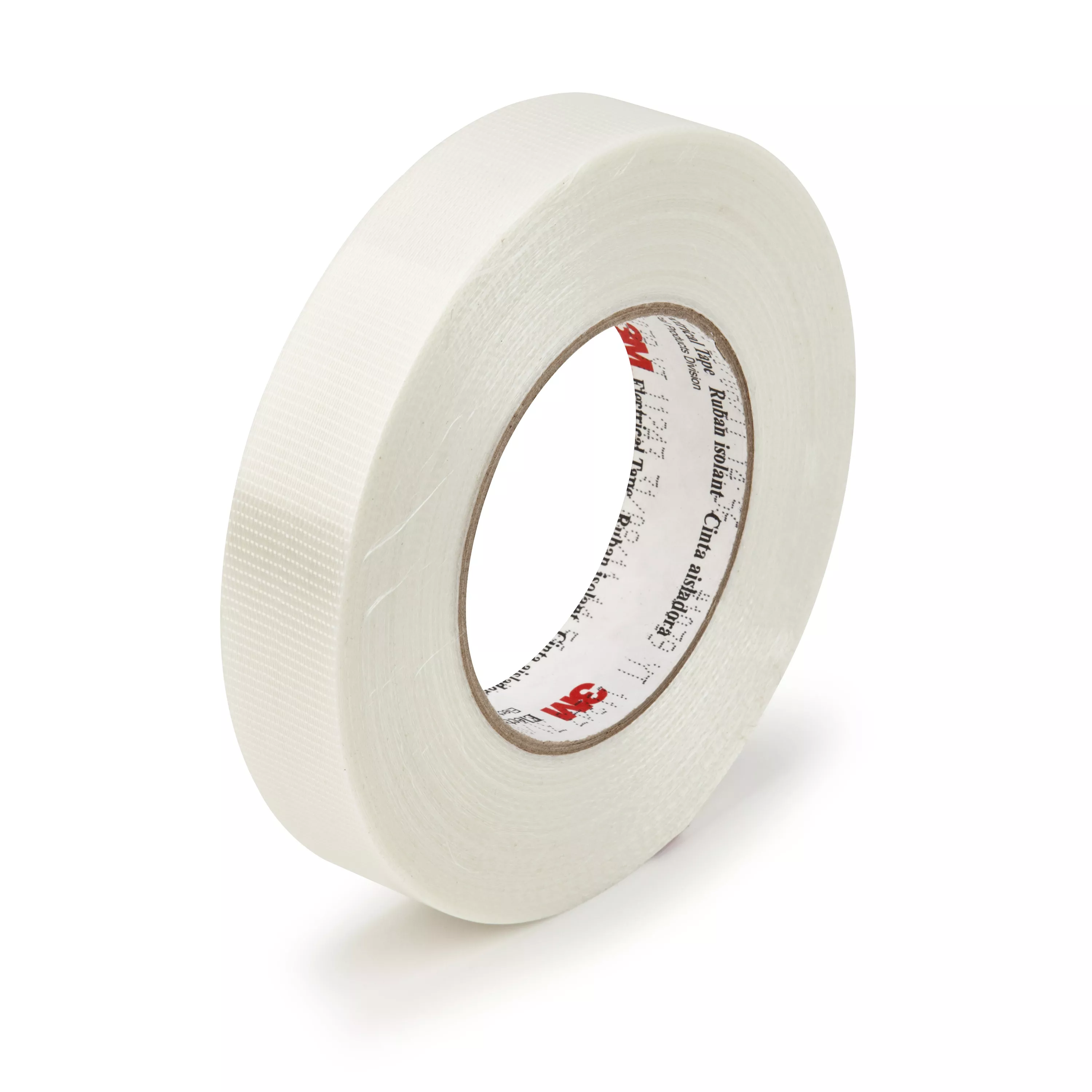 3M™ Filament-Reinforced Electrical Tape 1039, 3 in X 60 yds, paper core, Log roll, 16 Rolls/Case