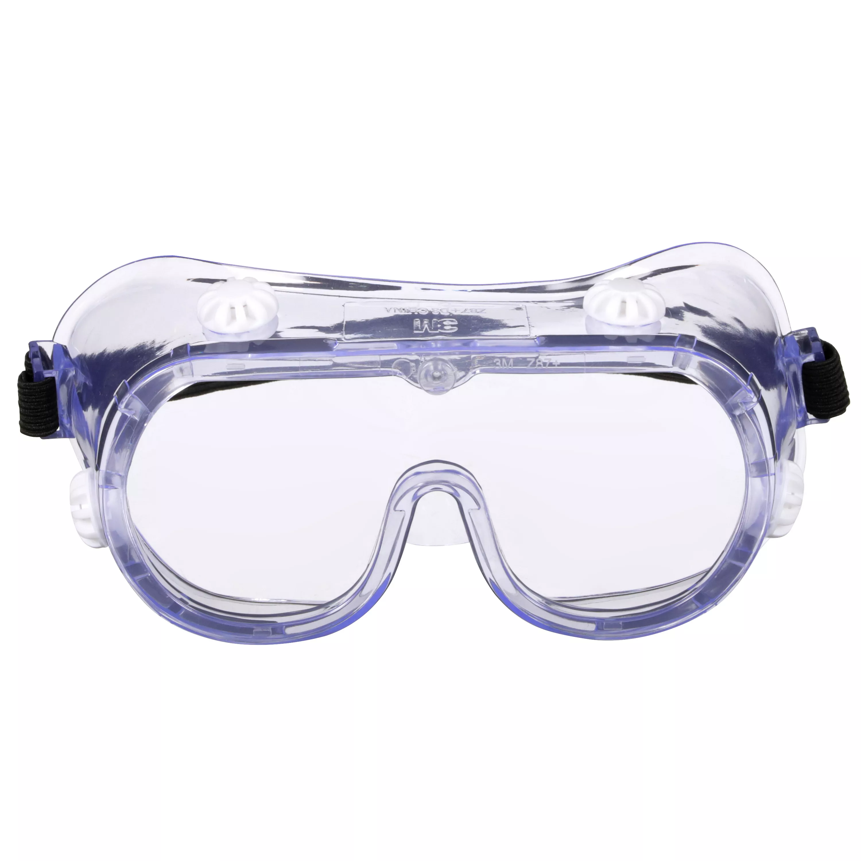 3M™ Goggle Chemical Splash, 91252H1-DC-14, Black Strap, Clear Lens, 14/case