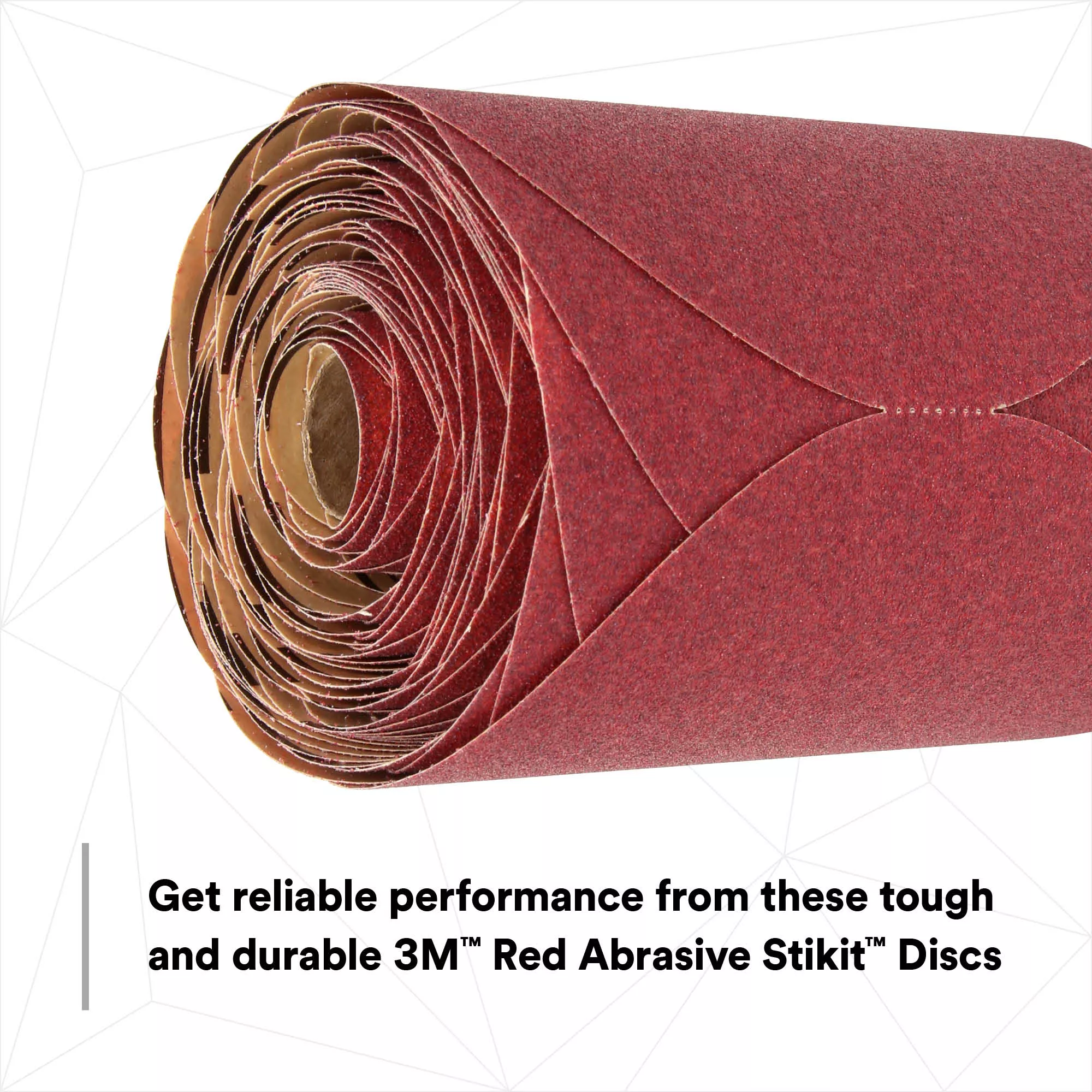 SKU 7000119773 | 3M™ Red Abrasive Stikit™ Disc