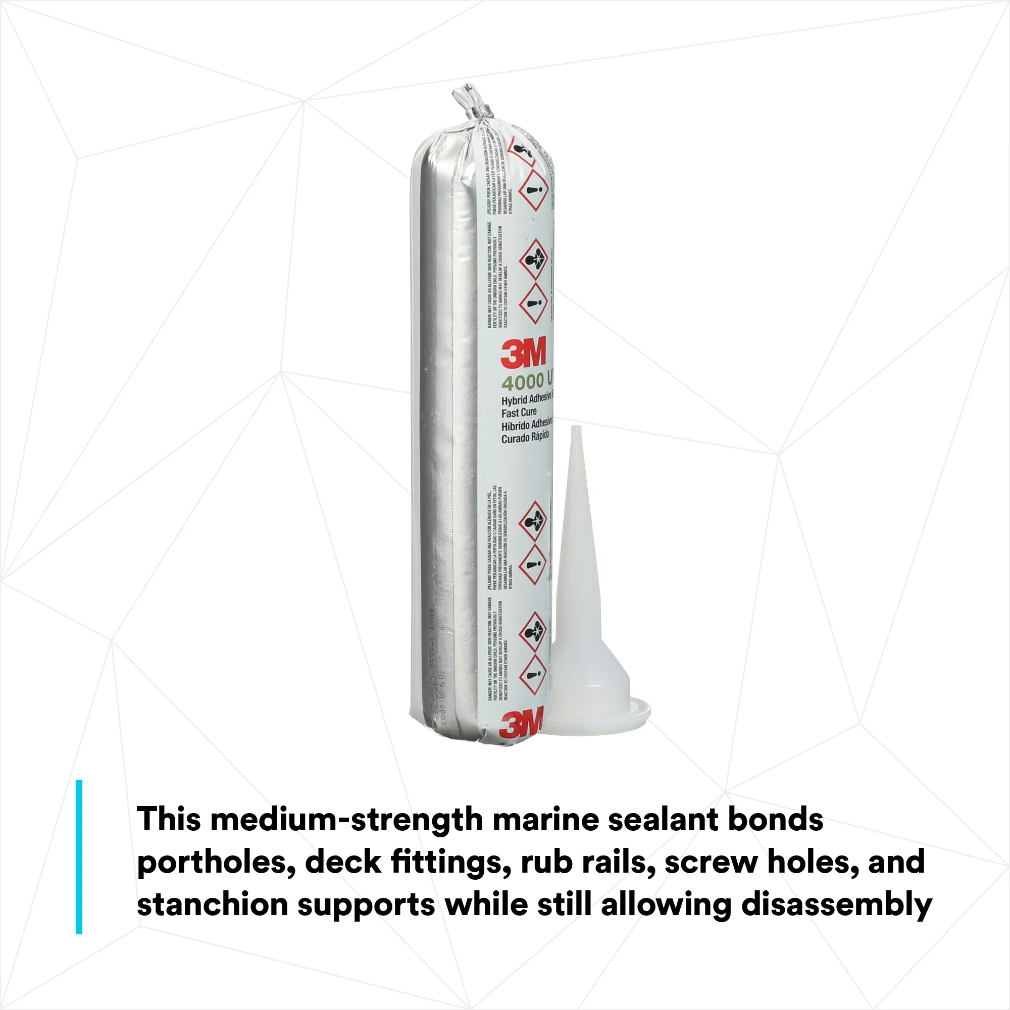 SKU 7000121532 | 3M™ Marine Adhesive Sealant 4000 UV