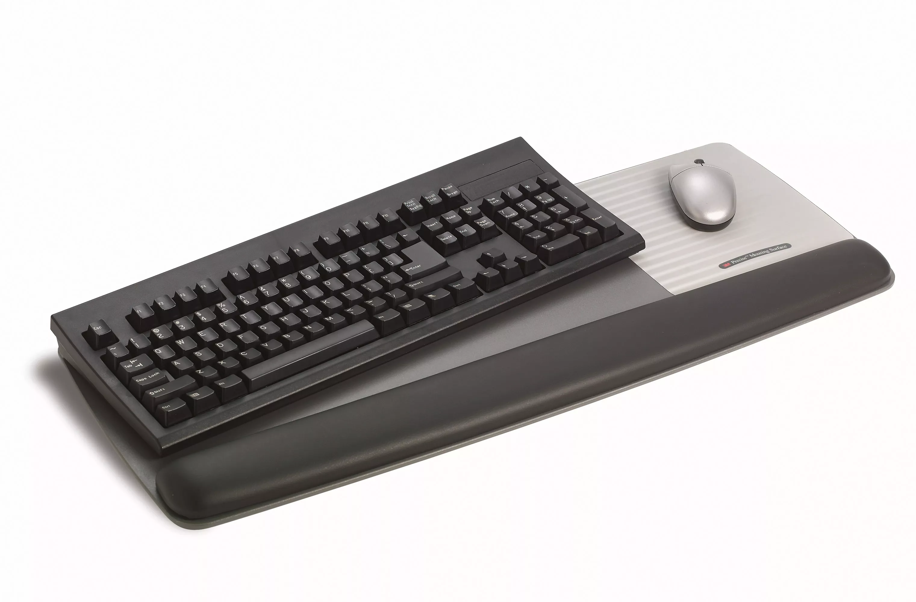 3M™ Gel Wristrest Platform For Keyboard and Mouse With Precise™ Battery Saving Mouse Pad, WR422LE, 10.6 In X 25.54 In X 1 In